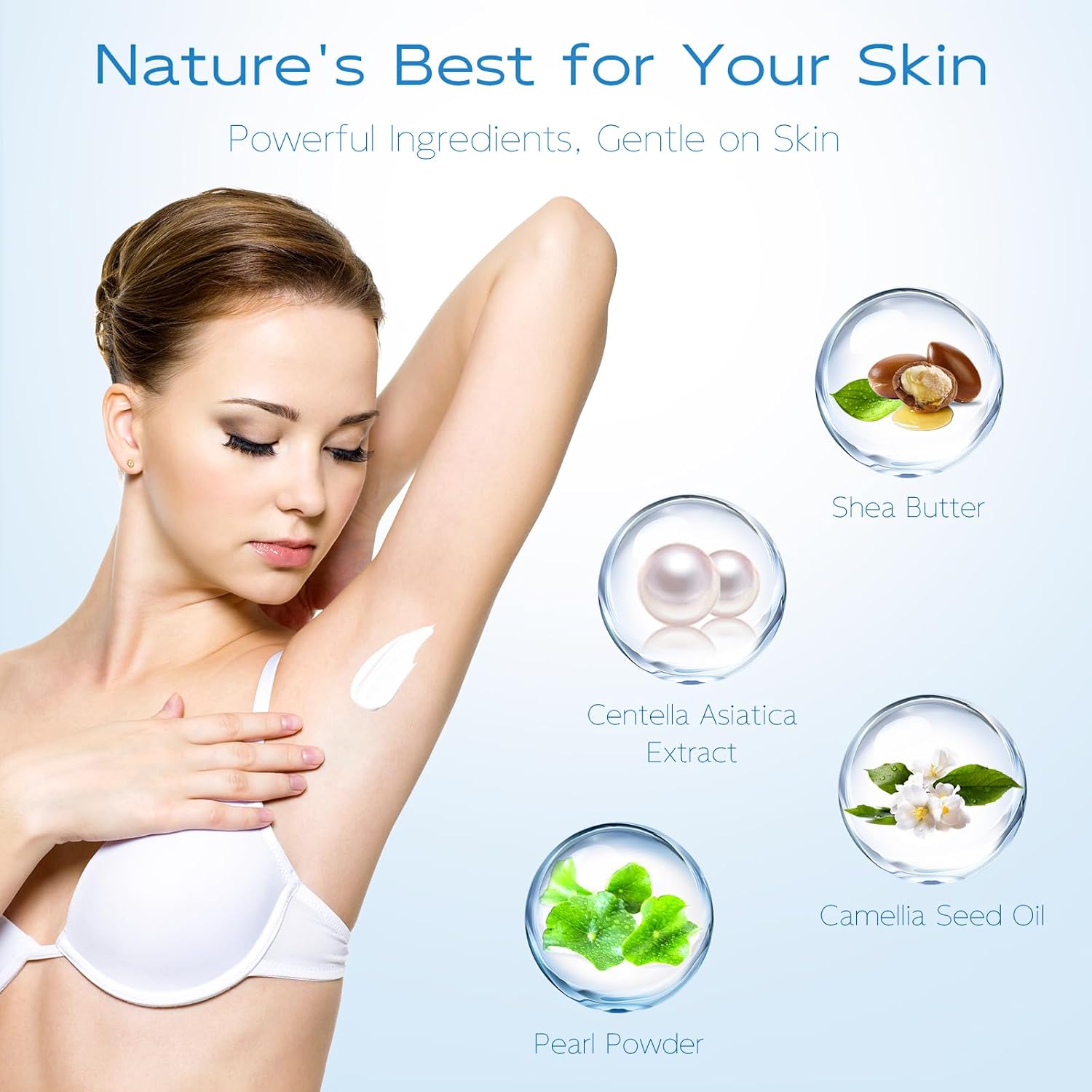 WMK Skin Lightening Cream for Intimate Areas - 80ml (2.7 fl oz) Bigger Size | Vitamin C Dark Spot Remover for Underarms, Knees, Elbows & Bikini Line - Image 5