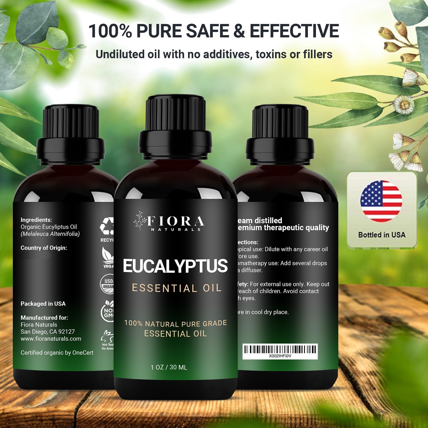 100% Pure Eucalyptus Essential Oil 10ml for Diffusers, Aromatherapy, Skin, Hair - Image 8