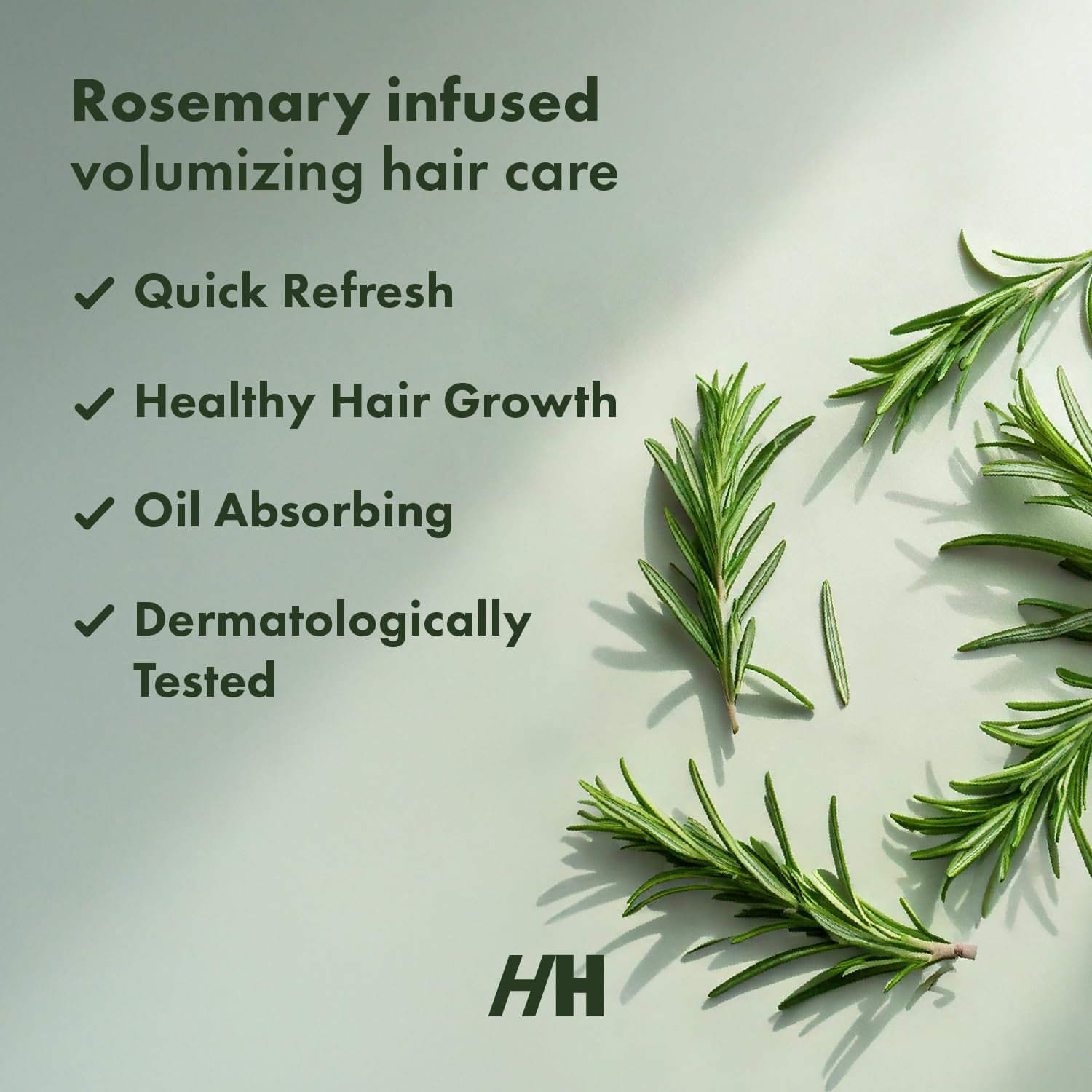 Handmade Heroes Dry Shampoo with Rosemary Oil for Hair Growth Healthier Looking Hair Volumizing Non Aerosol Drop Dead Gorgeous Dry Shampoo Rosemary 1.8oz (Medium to Dark 1pc) - Image 6
