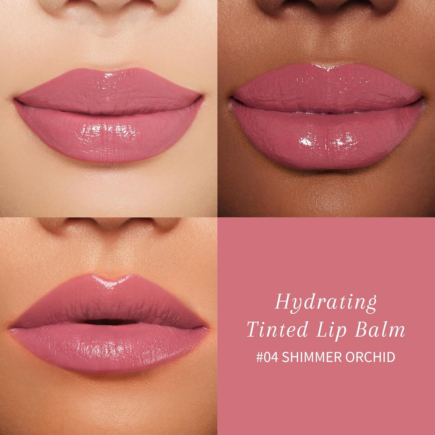 Vegan Tinted Lip Balm Plumper with Jojoba Oil, Glossy Finish, 0.15 oz - Image 3