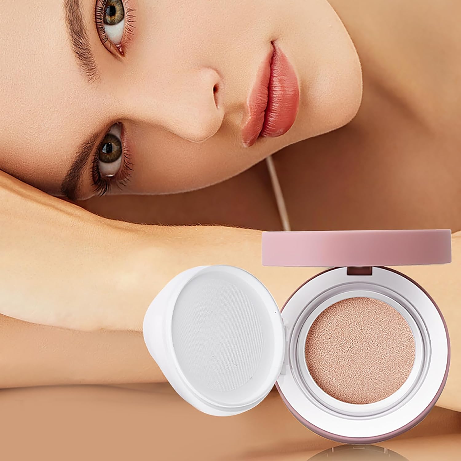 O'CHEAL Ivory 30ml CC Cream Cushion Foundation Moisturizing Concealer for Face Makeup - Image 5