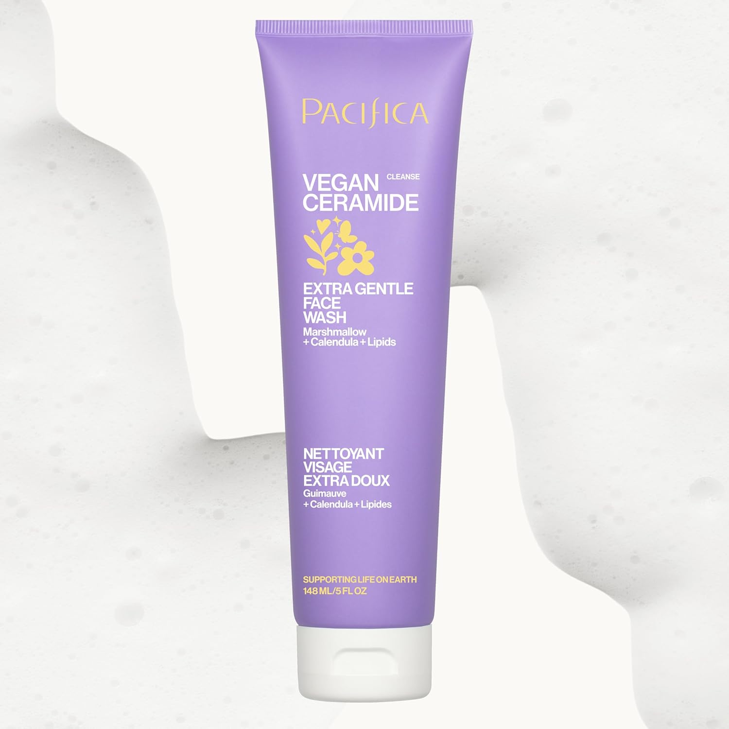 Pacifica Face Wash for Sensitive Skin Facial Cleanser Vegan Ceramide Barrier Repair Extra Gentle for Daily Fragrance Free for Sensitive Skin, Clean Beauty, Vegan & Cruelty-Free Dermatologist Tested - Image 16