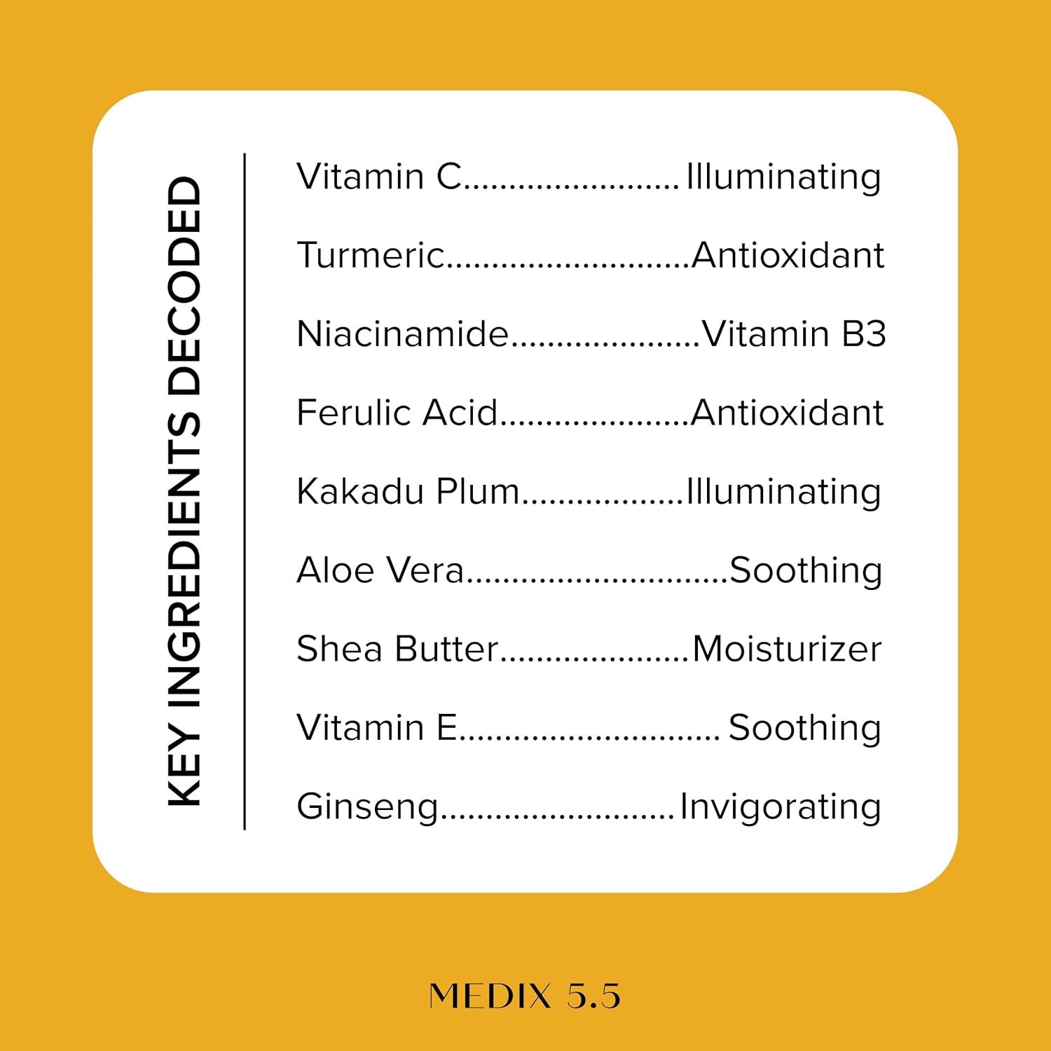 Medix 5.5 Vitamin C Brightening Cream and Face Moisturizer 15 Fl Oz for All Skin Types - Image 4