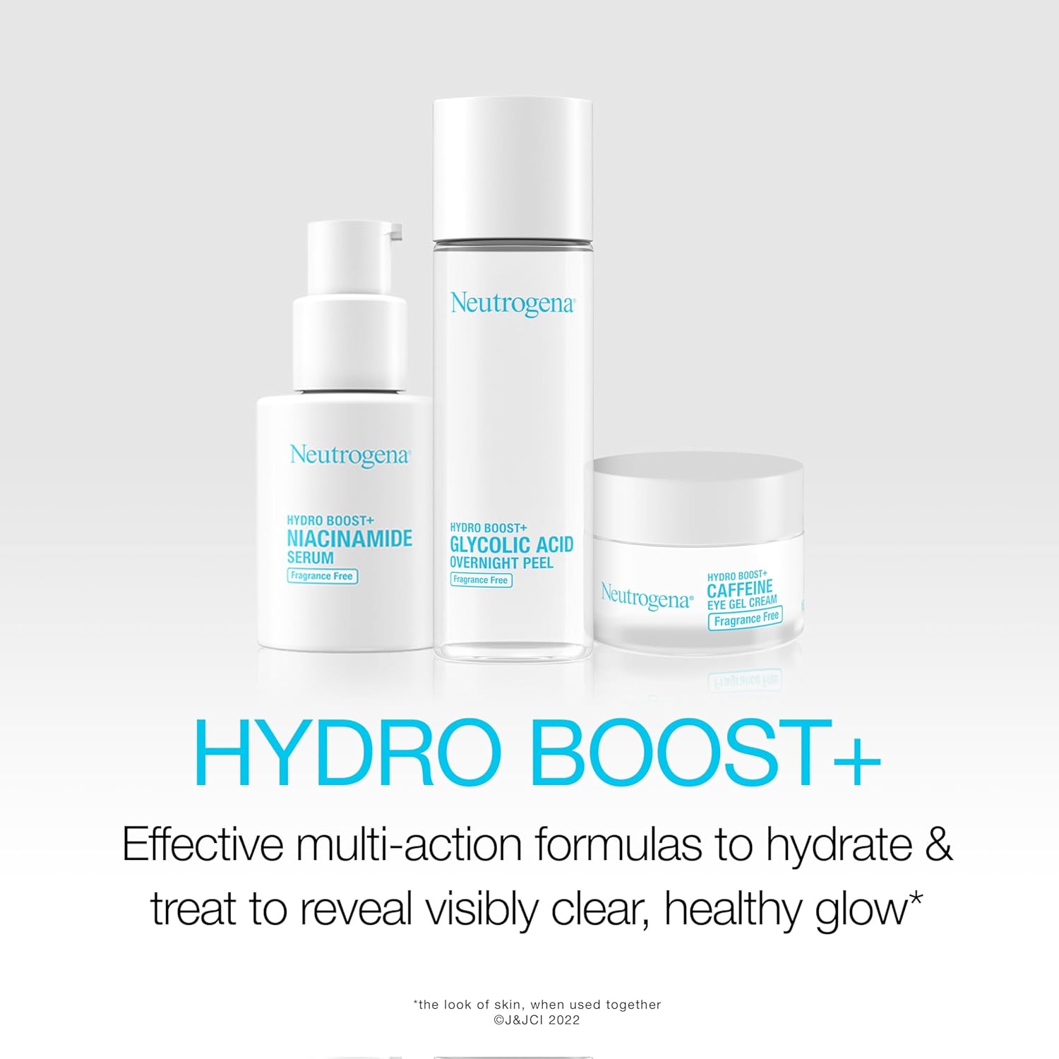 Neutrogena Hydro Boost + Eye Cream for Dark Circles & Puffiness, Under Eye Cream with Caffeine, Hyaluronic Acid and Peptides, Fragrance Free, 0.5 oz - Image 6