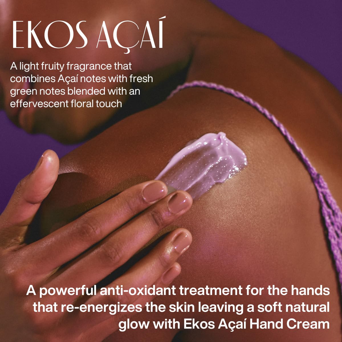 natura - Ekos Açaí Hand Cream - Anti-Dullness Hand Balm - Recharge the Skin - Fast Absorption - Skin Moisturizer - Vegan Skin Care - Brazilian Beauty Secrets - Self Care & Body Care - 1.41oz (40g) - Image 2