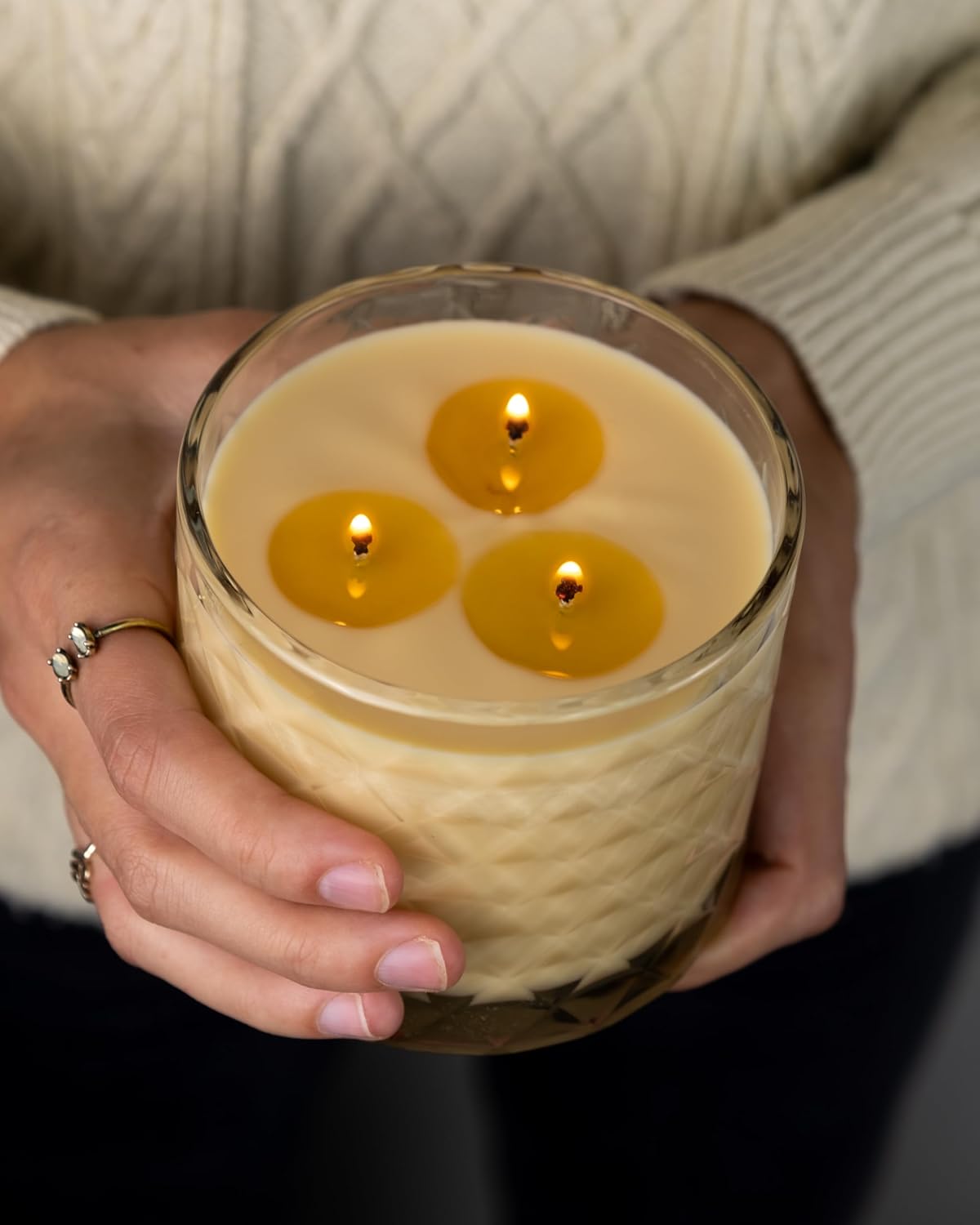 Gold Canyon Original Medium Candle, Sugar Cookie Scented Candle, 14 oz., Three Wicks, 100% Natural Soy Wax Candle, Notes of Creamy Butter, Sweet Sugar, and Smooth Vanilla | 35+ Hours of Burn Time - Image 4