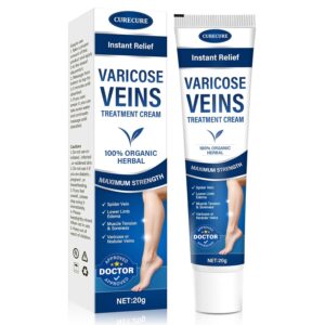 Varicose Veins Treatment for Legs, Varicose Veins Cream - Improves Blood Circulation and Reduces Heaviness