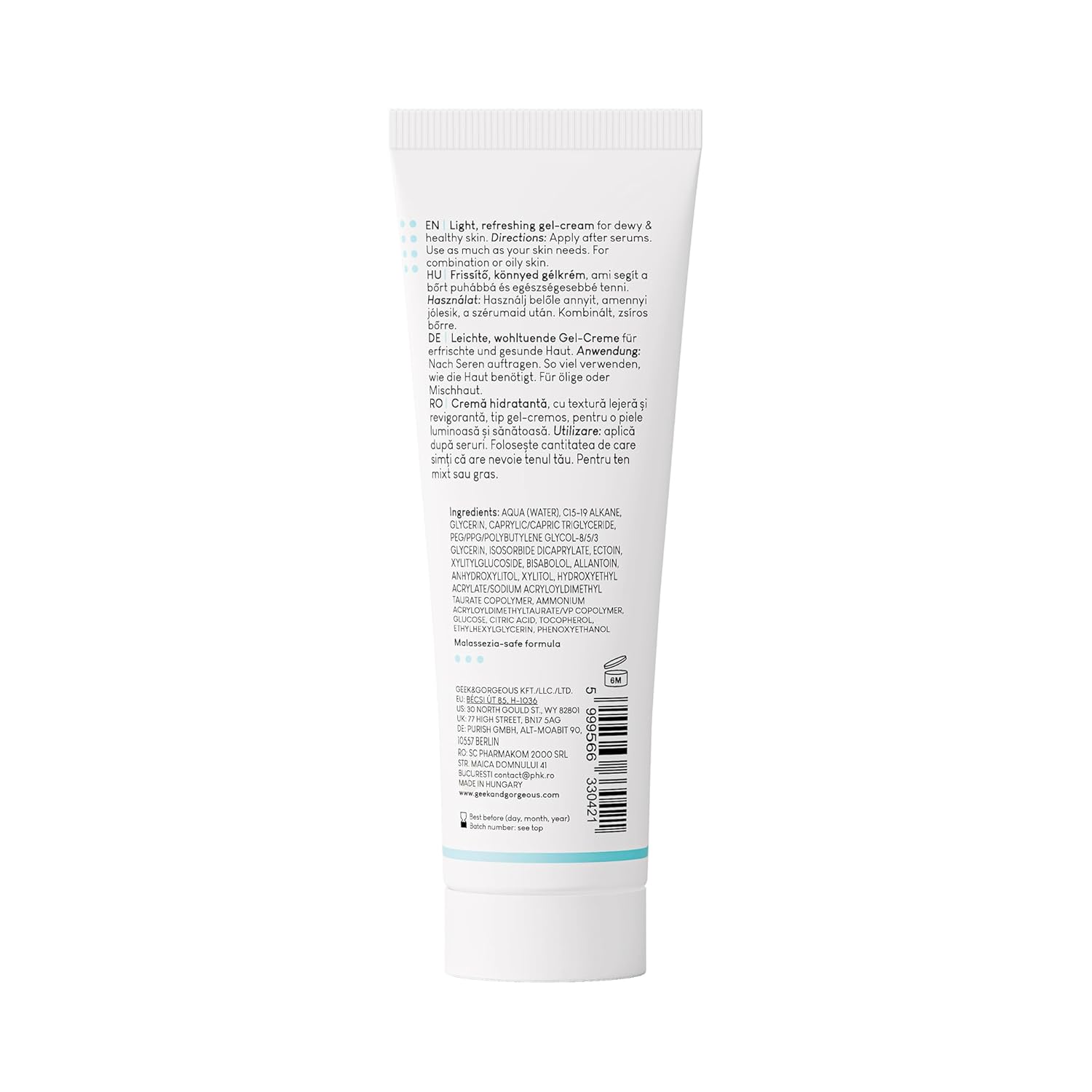 Geek & Gorgeous – Hydration Station – Lightweight Refreshing Gel Cream with Glycerin & Ectoin – For Healthy, Plump-Looking Skin – Suitable for All Skin Types – 1.69 oz - Image 3