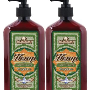 Malibu Tan Body Lotion for Dry Skin Hemp Moisturizer, 18 fl oz - 2-