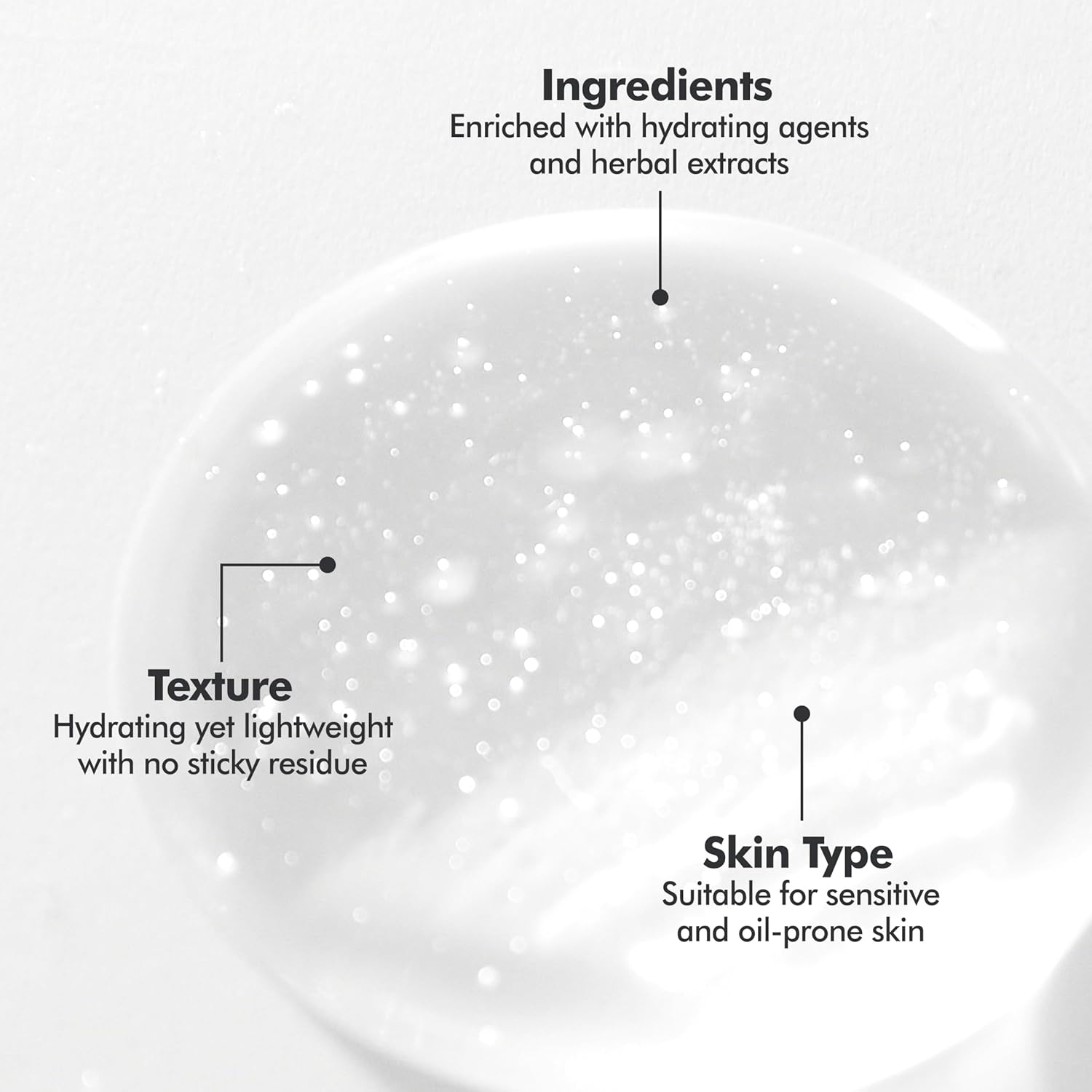 Hydrating Sensitive Skin Moisture Balancing Serum 1.69fl oz with Hyaluronic Acid and PHA - Image 4