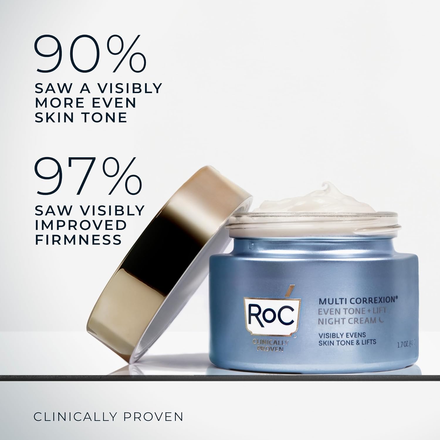 RoC Multi Correxion 5 in 1 Restoring/Anti Aging Facial Night Cream with Hexinol, 1.7 Ounces (Packaging May Vary) - Image 3