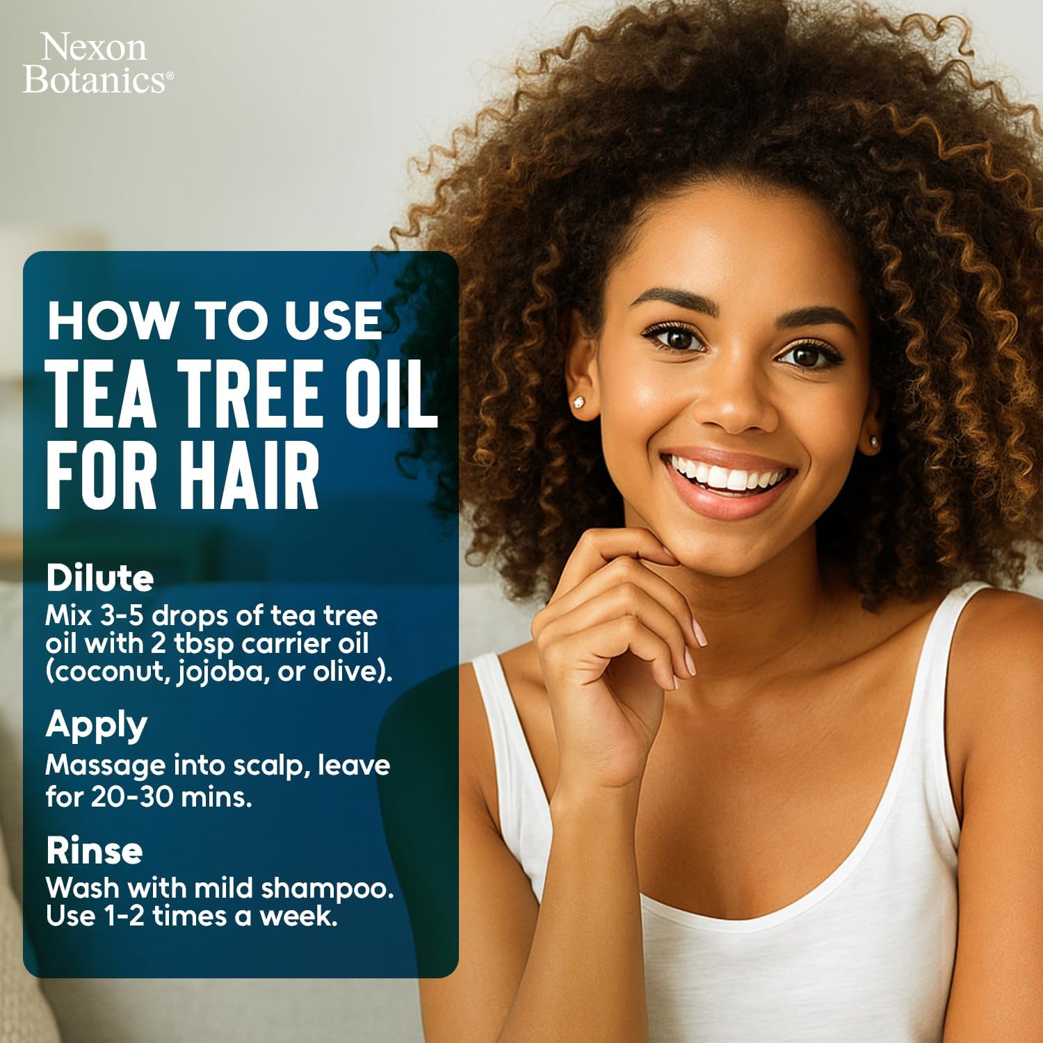 Organic Tea Tree Oil 30 ml - Pure, Natural Melaleuca Alternifolia Essential Oil for Skin, Face, Scalp, Aromatherapy & Diffusers - Nexon Botanics - Image 4
