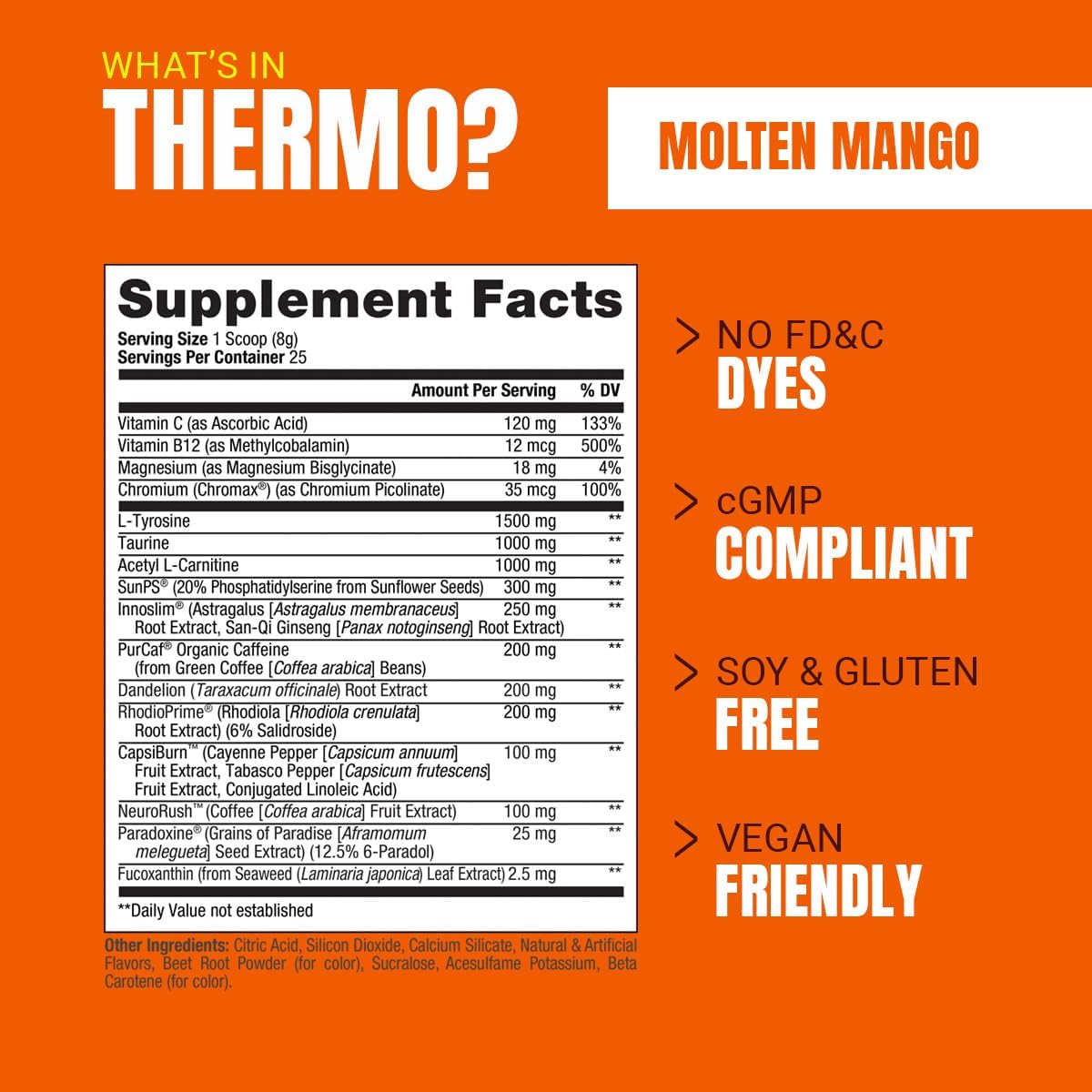 PROSUPPS Molten Mango Thermogenic Fat Burner Powder for Weight Loss, 25 Servings - Image 2