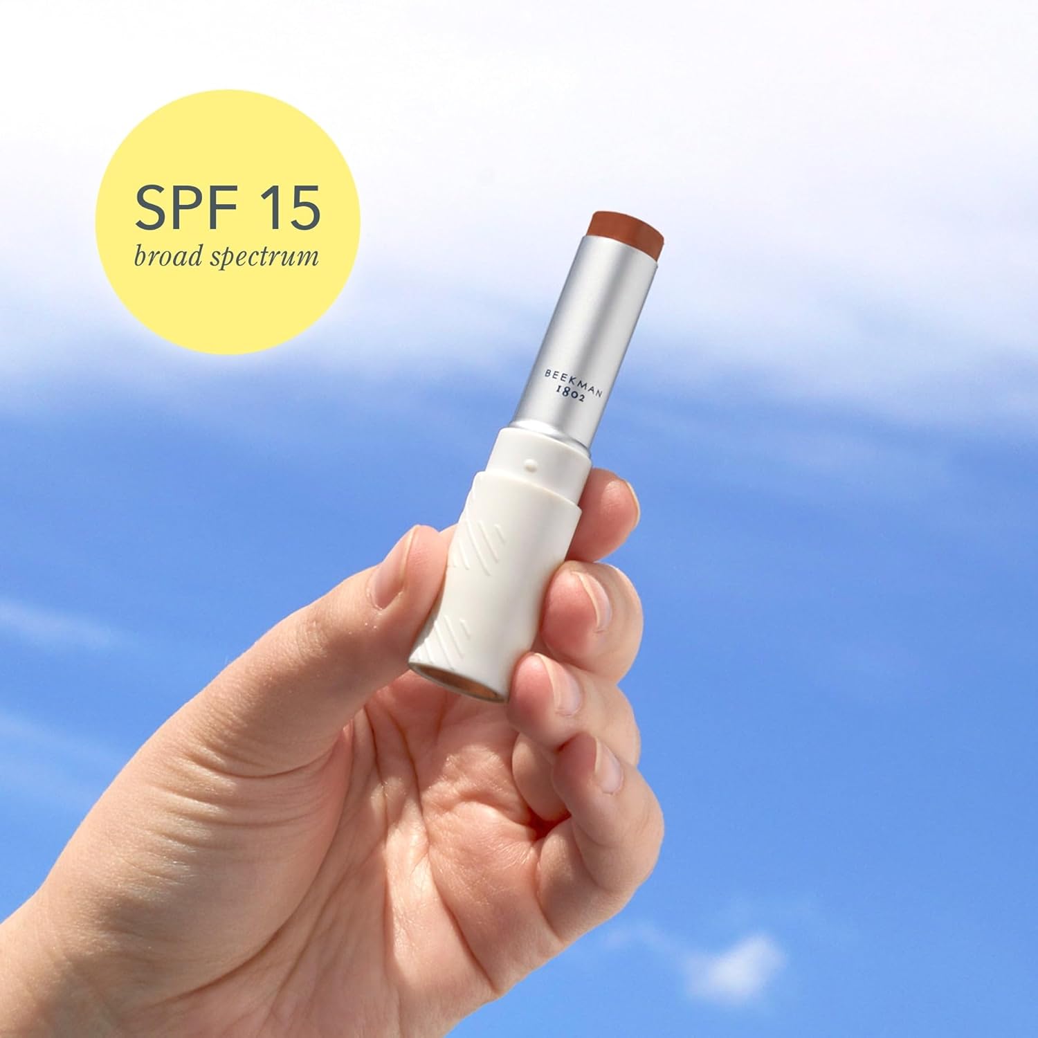 Beekman 1802 Goat Milk Tinted Lip Cream SPF 15, Spicy Nudey - Fragrance Free - 0.12 oz - With Elderberry & Niacinamide to Protect & Deeply Hydrate - Good for Sensitive Skin - Cruelty Free - Image 5