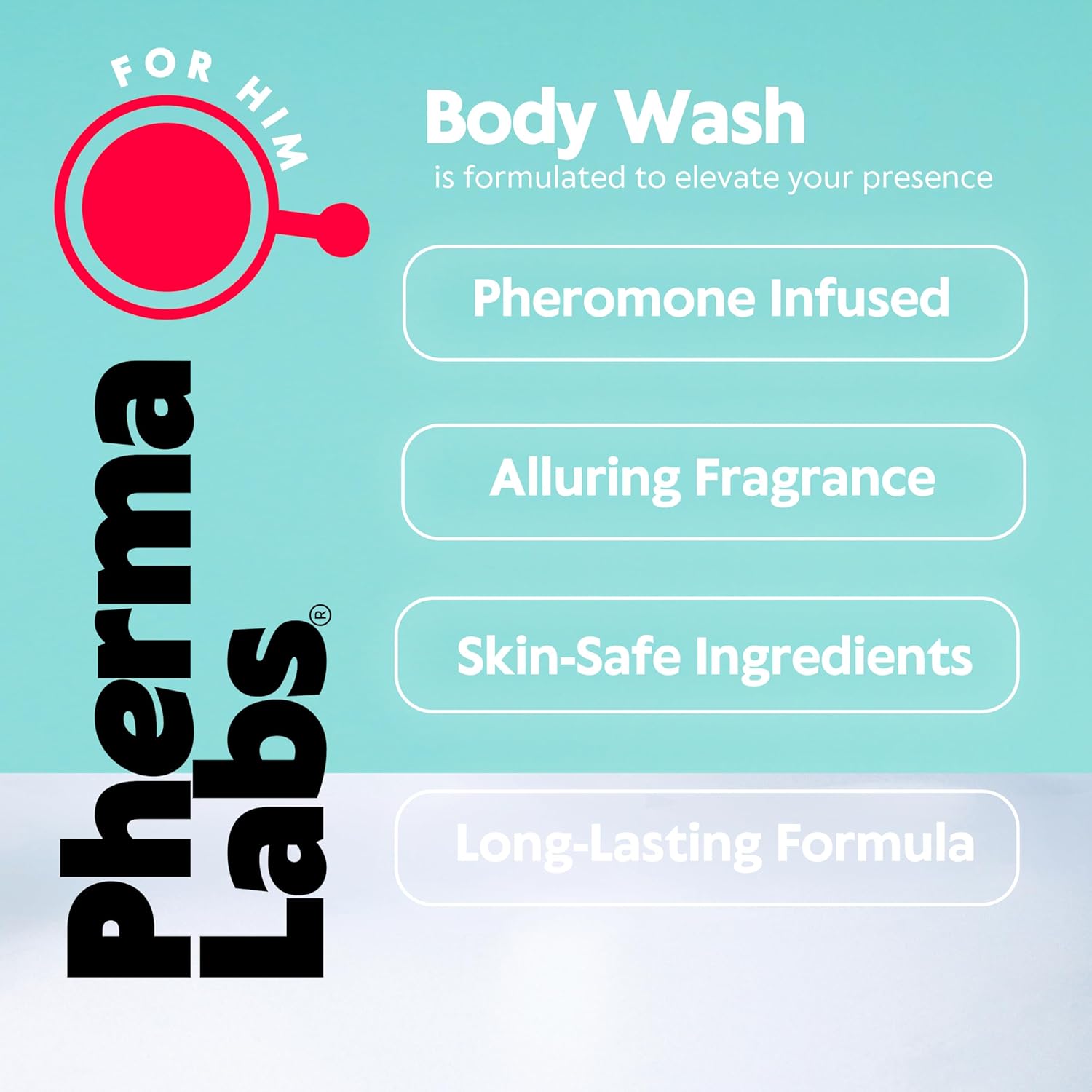 Men's Premium Pheromone Body Wash 8.5 Fl Oz Long-Lasting Cologne Gel - Image 4