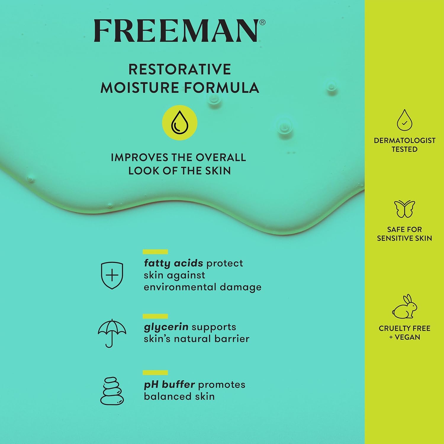 Freeman Rich Cream Overnight Moisturizing Face Mask for Dry Skin 1.7 fl. oz. - Image 3