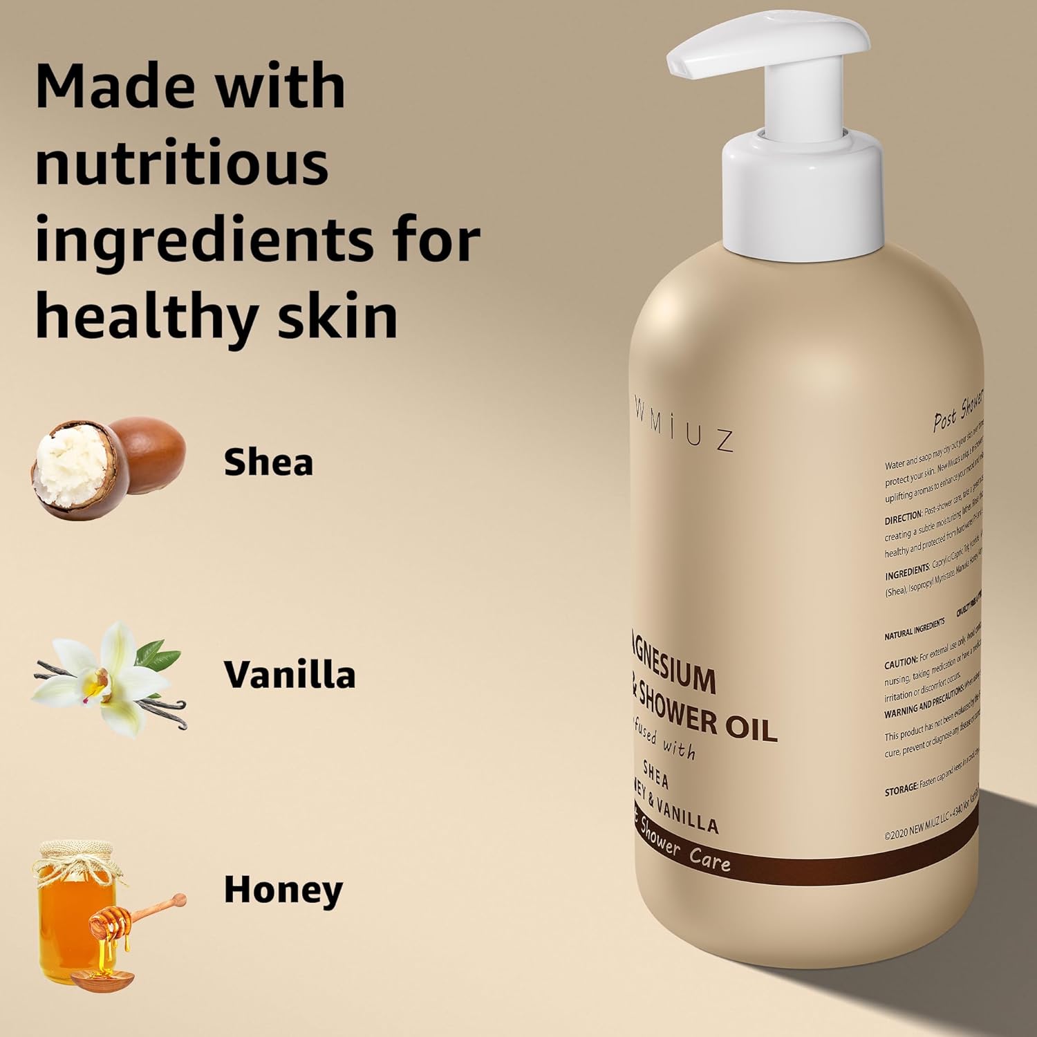 In-Shower Body Conditioner with Shea Butter and Honey Vanilla for Soft, Moisturizing Skin - Image 3