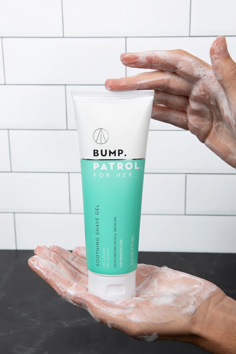 Bump Patrol Soothing Shave Gel for Women 6oz, Prevents Razor Burn Bumps, Aloe Vera Menthol Rose Lavender - Image 8