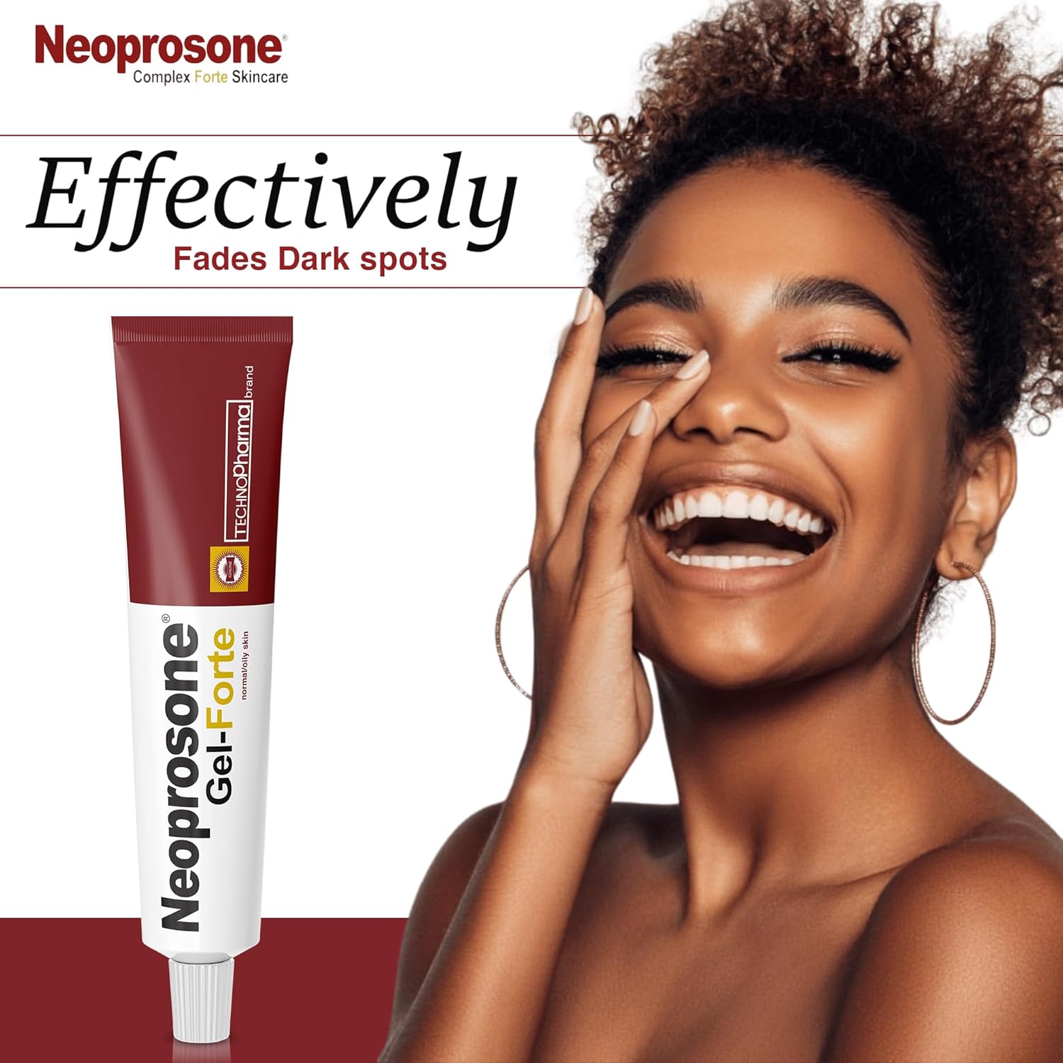 Neoprosone Skin Brightening Gel - 1 fl oz / 30 ml - Daily Skin Moisturizer, works on Oily, Combination, Sensitive Skin, with Alpha Arbutin, For Face & Body - Image 2