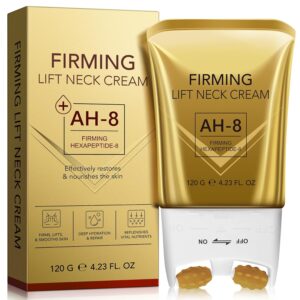 Firming Neck Cream,Roller Neck Cream for Crepey Skin Body Care Comfort,Moisturizing Body Cream,Anti-Aging and Reduces the Fine Lines and Wrinkles 4.23oz