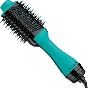REVLON One Step Hair Dryer And Volumizer Hot Air Brush, Turquoise Volumizer, 1 Count