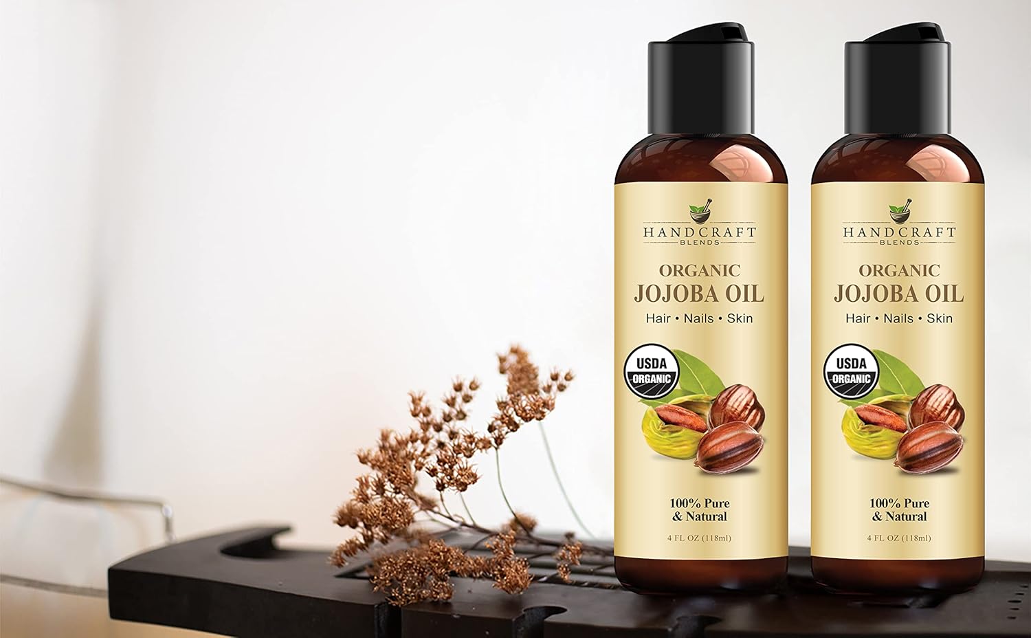 Handcraft Blends Organic Cold-Pressed Jojoba Oil 4 Fl Oz 100% Pure Carrier Oil - Image 6
