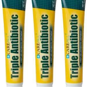 CareAll Triple Antibiotic Ointment 1.0 oz (3 Pack), First Aid Ointment for Minor Cuts, Scrapes, and Burns to Help Prevent Infection, Compare to The Active Ingredients of Leading Brands
