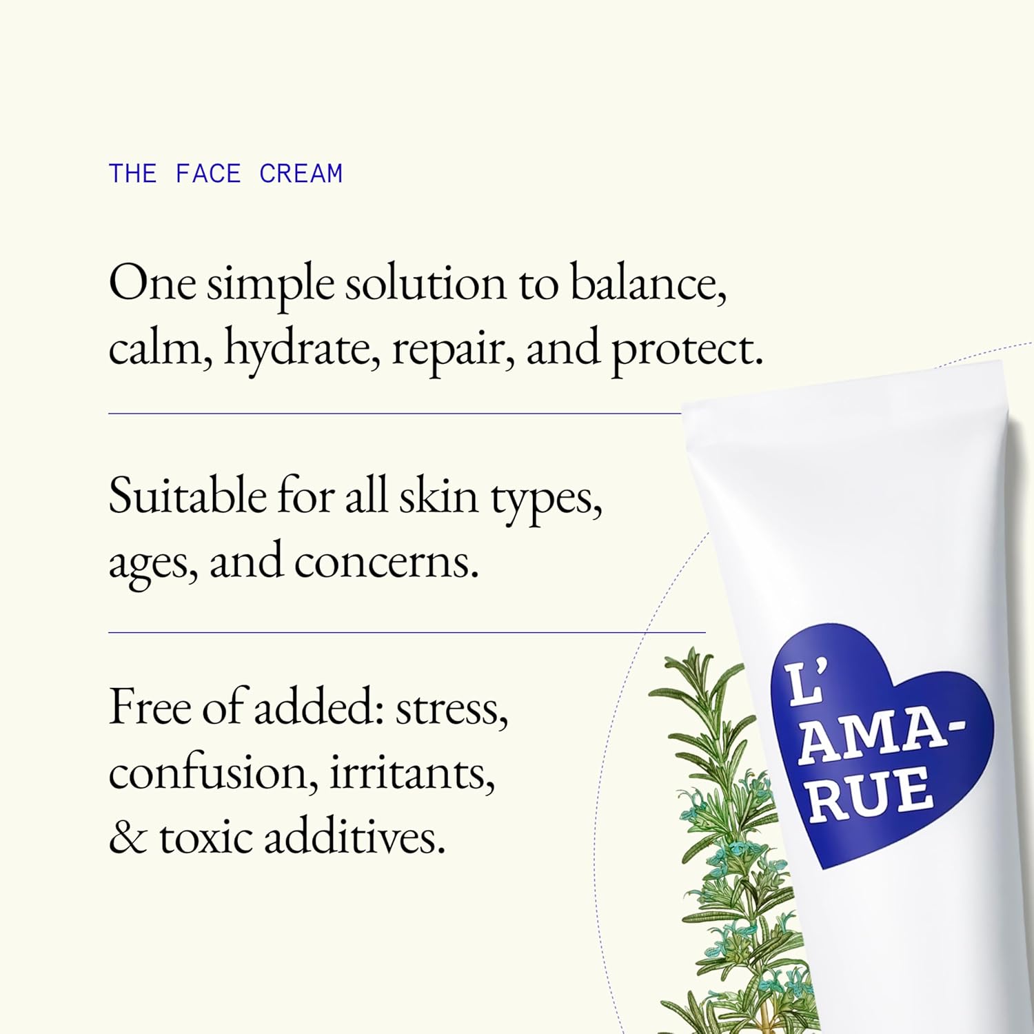 L'AMARUE 1.7oz Eczema Relief Cream for Acne Scars Psoriasis Rosacea Dry Skin - Image 2