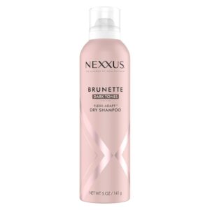 Nexxus Brunette Dry Shampoo For Dark Tones, 72 Hour Freshness, No Dull Residue with FLEXX-ADAPT Technology 5 Fl Oz