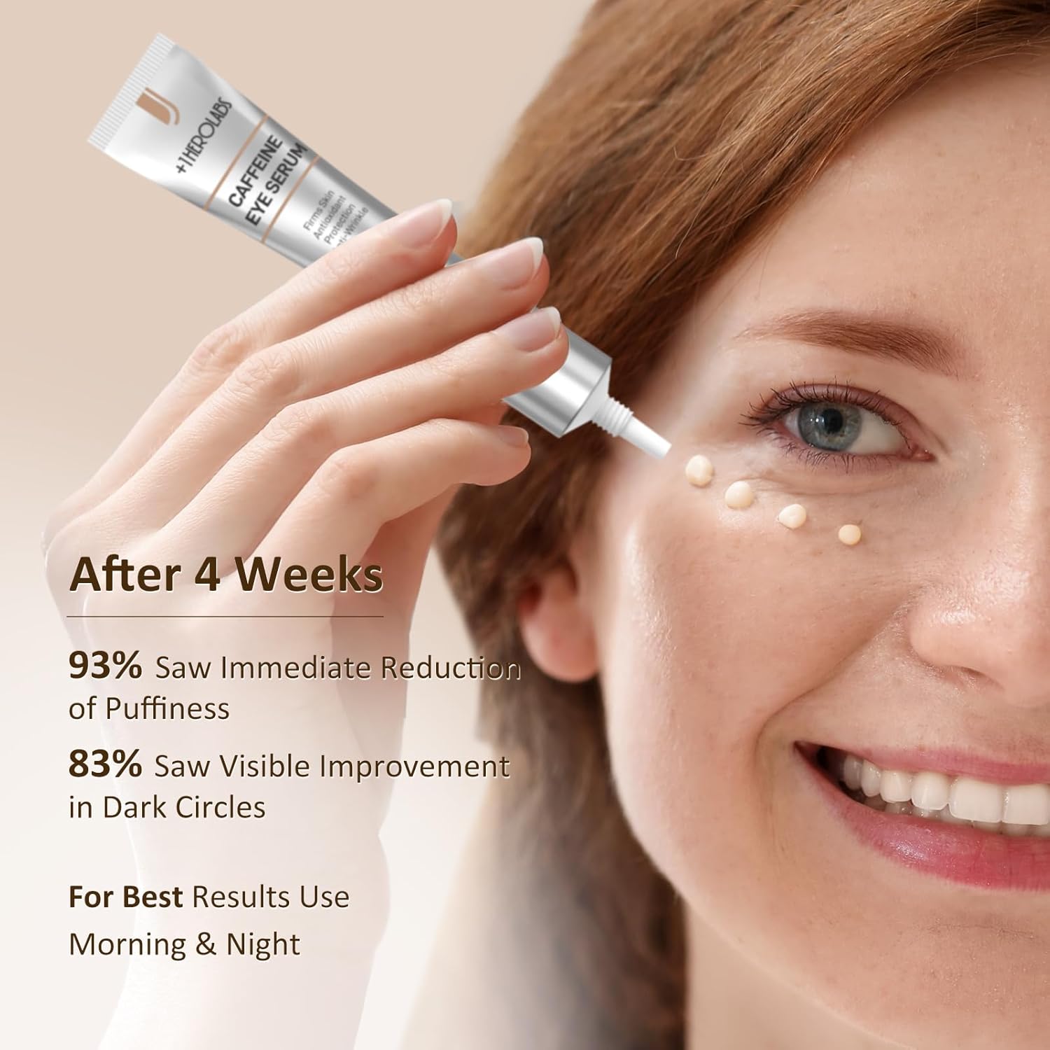 30ml Caffeine Eye Serum for Dark Circles and Puffiness with Niacinamide and Hyaluronic Acid - Image 5