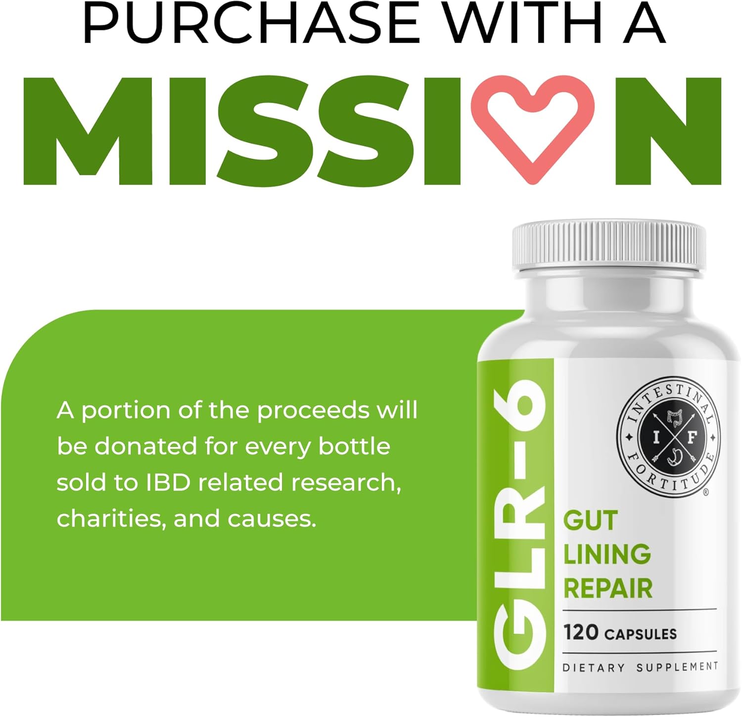 Vegan Gut Lining Repair Capsules 60 Count for Intestinal Fortitude GLR-6 Support - Image 7