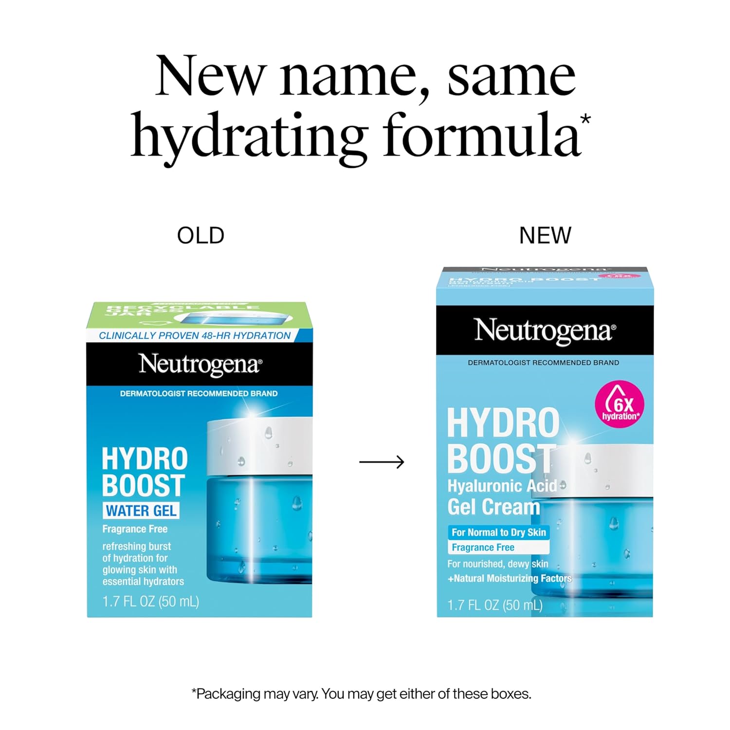 Neutrogena Hydro Boost Skincare Set 1.7 oz Gel Cream and 0.5 oz Cleanser - Image 11