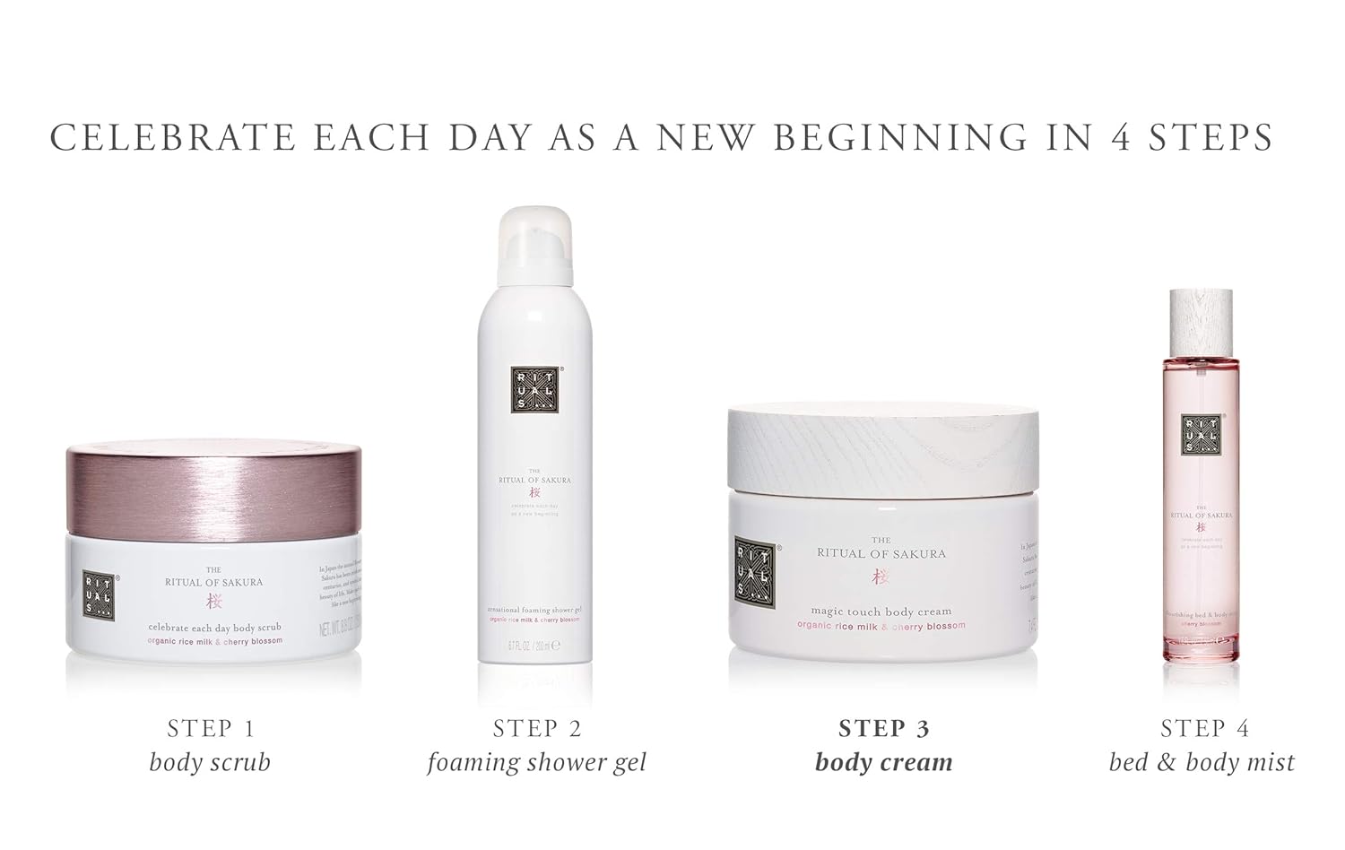RITUALS The Ritual of Sakura 220 ml Moisturizing Body Cream Lotion - Image 5