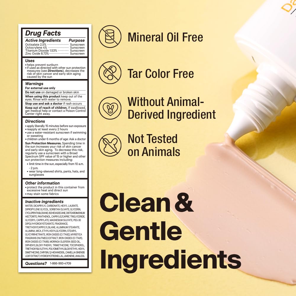 Day Shield Tinted Moisturizer SPF 50 Sunscreen with Zinc Oxide for All Skin Types 1.7 oz - Image 8