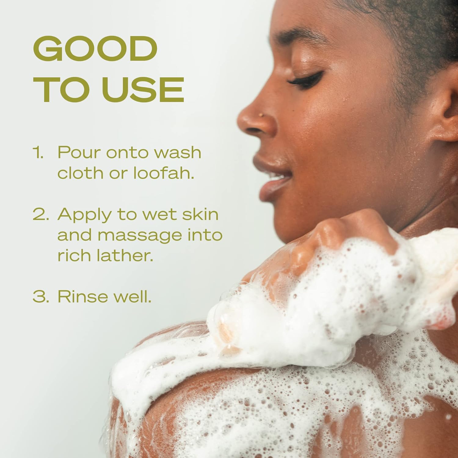Three 14 fl. oz. bottles of Hey Humans Banana Aloe Moisturizing Body Wash with Jojoba Oil, Vegan, Sulfate-Free - Image 6