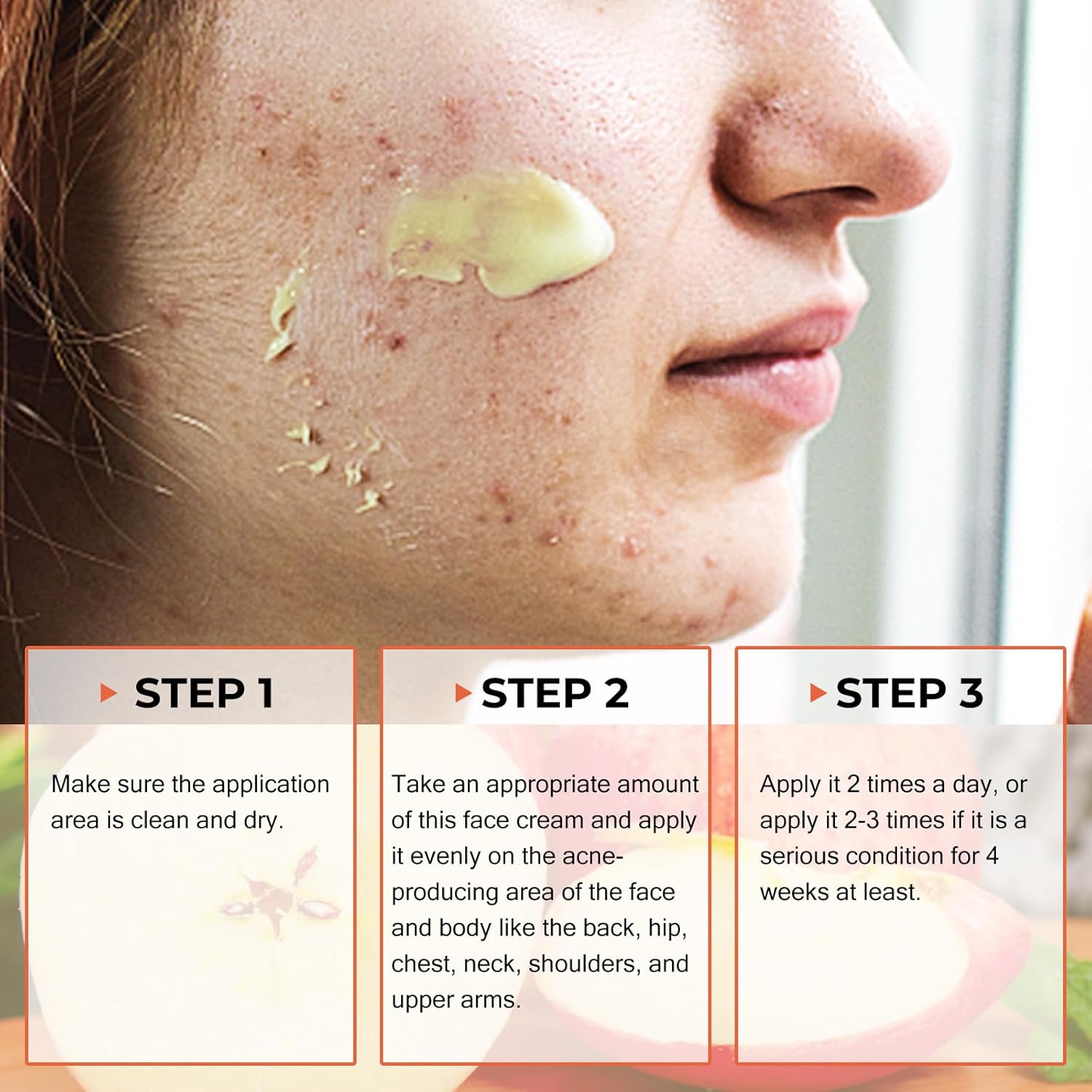 Acne Cream, Salicylic Acid Cystic Acne Treatment For Face, Back Butt Acne Treatments Creams, Acne Spot Treatment for Face Body, Acne Clearing Pimple Cream for Teens & Adults, Acne Moisturizer - Image 7