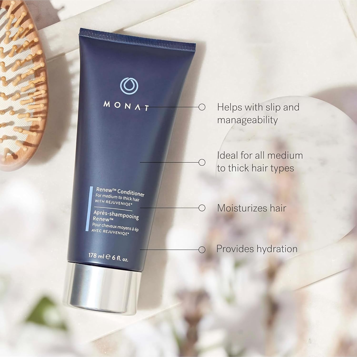 MONAT Renew 8 oz Hydrating Restorative Conditioner for All Hair Types - Image 3