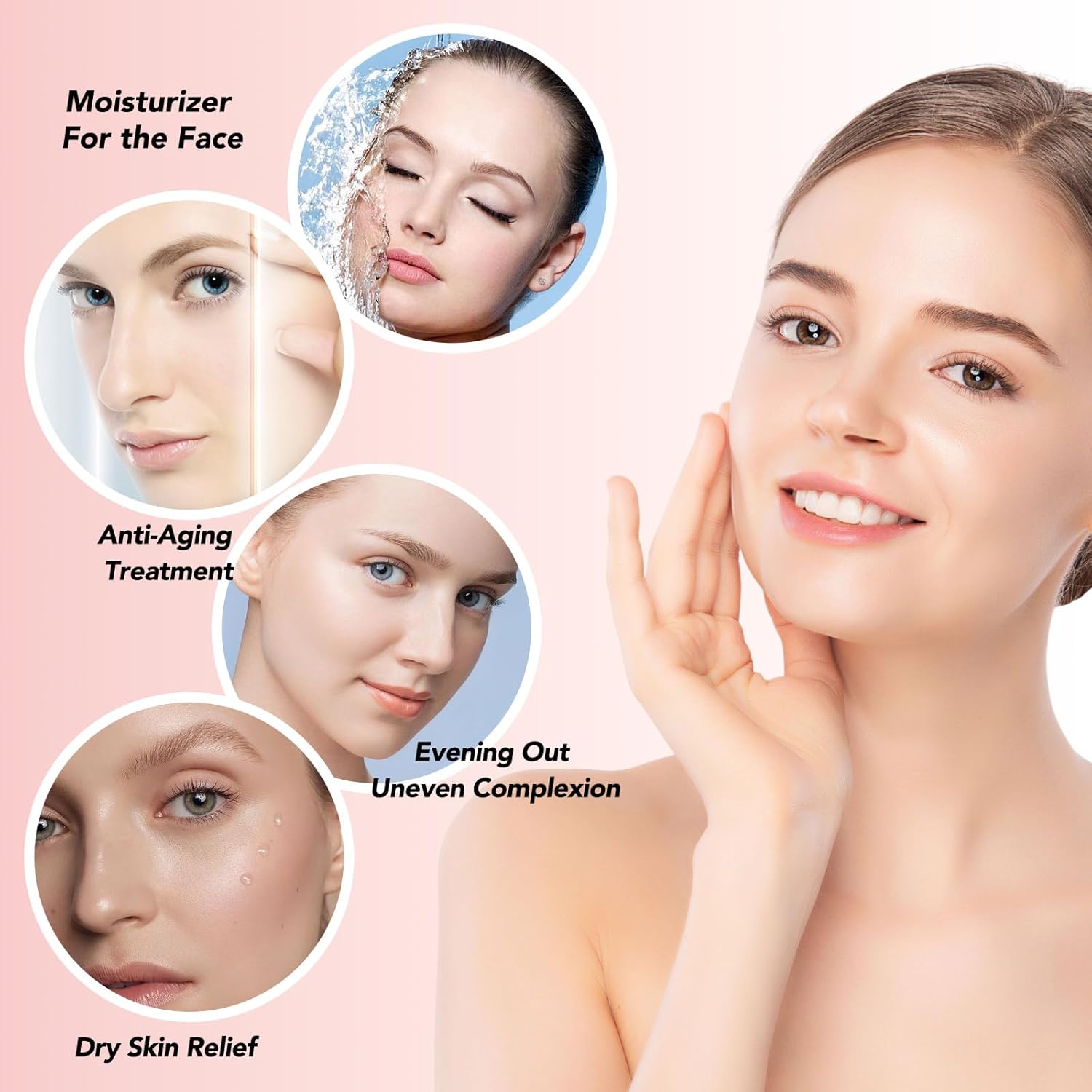 Rose Oil for Face with Rose Petal Flower, Organic Vitamin E Oil for Anti-aging, Scars & Stretch Mark, Gua Sha Face Oil, Natural Massage Body Oil Scented for Dry Skin, Scalp and Nail - 60ml - Image 3