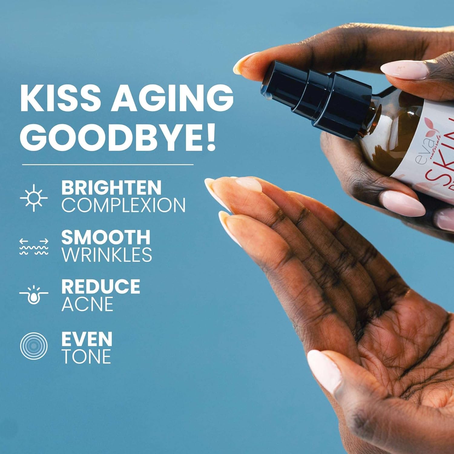 Retinol Serum for Face with Hyaluronic Acid & Vitamin E - For Anti-Aging, Fine Lines, Wrinkles, Resurfacing, Acne Marks and Scars, Skin Brightening, Dark Spot Correction Night Serum - 2oz - Image 2