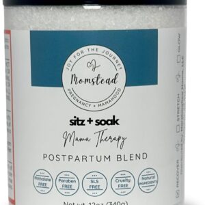 Sitz and Soak Mama Therapy | Postpartum Sitz Bath | Epsom Salt and Essential Oil Postpartum Bath Salts | Non-Toxic | All Natural