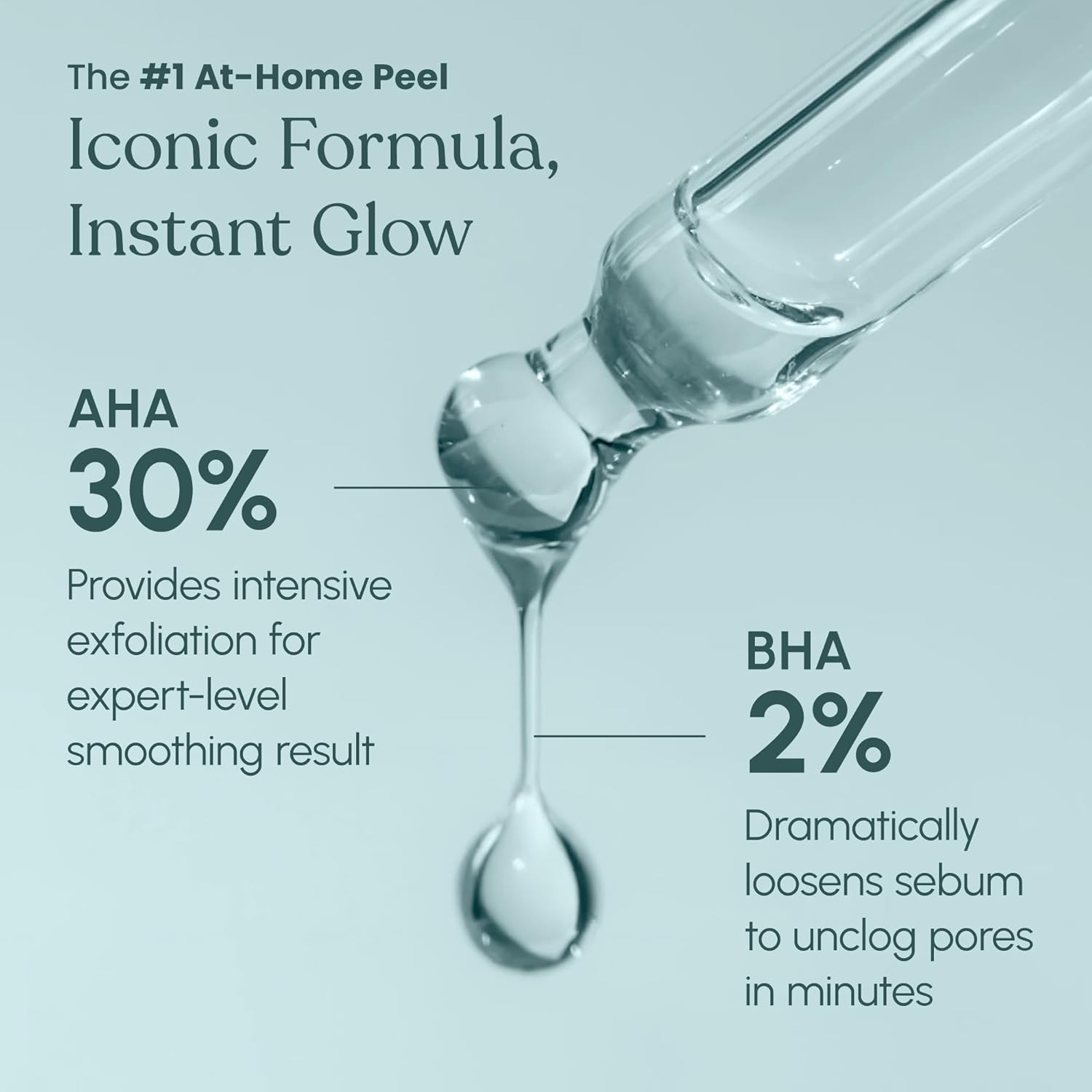 30 DAY MIRACLE AHA 30% + BHA 2% Peeling Solution - Clinical Strength Liquid Exfoliant for Dark Spots, Blackheads & Clogged Pores - Resurfacing Salicylic Acid Serum & Chemical Peel for Face - Image 3