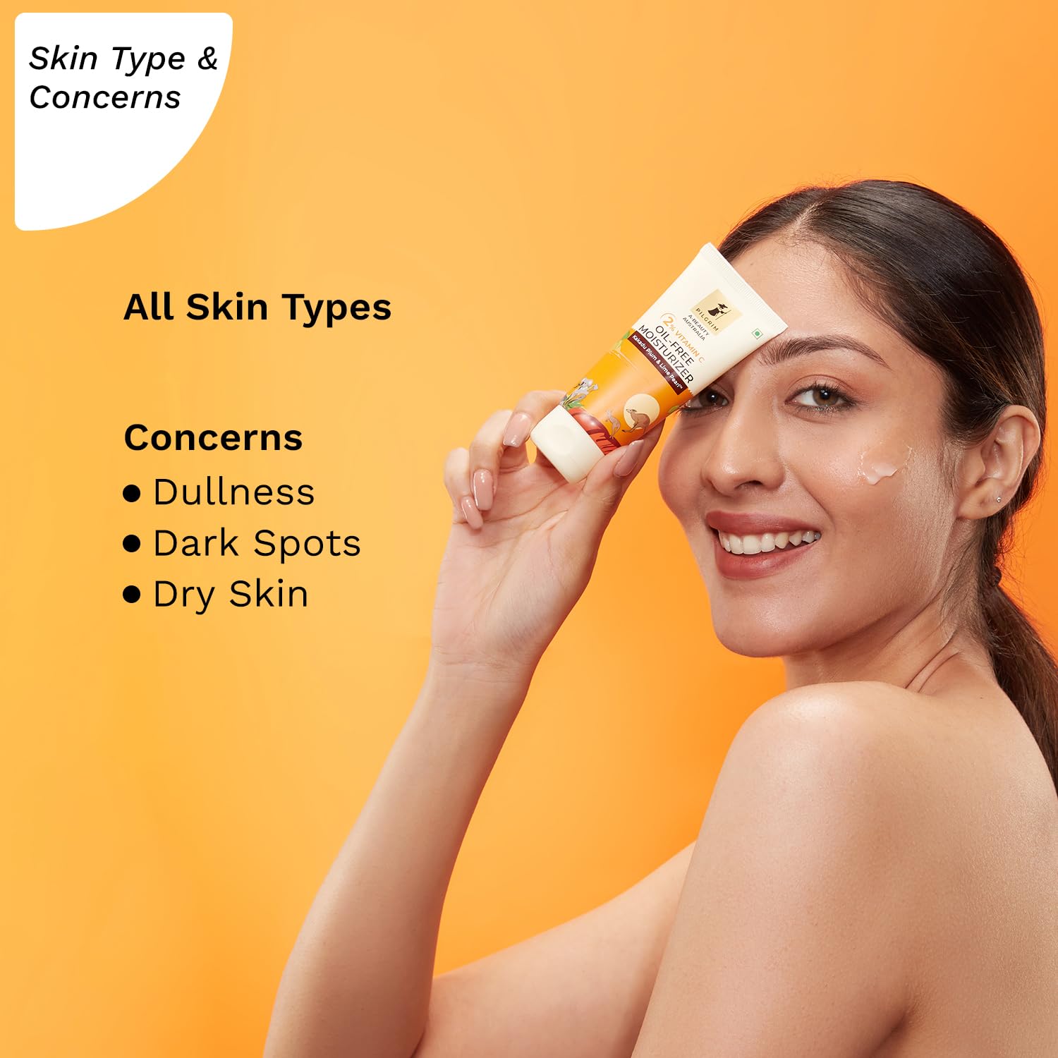 Pilgrim 2% Vitamin C Oil-Free Moisturizer for Face with Kakadu Plum & Lime Pearl | Lightweight Hydration for Oily, Acne-Prone & Dry Skin | Daily Use | For Men & Women | 1.76 Oz (50gm) - Image 6