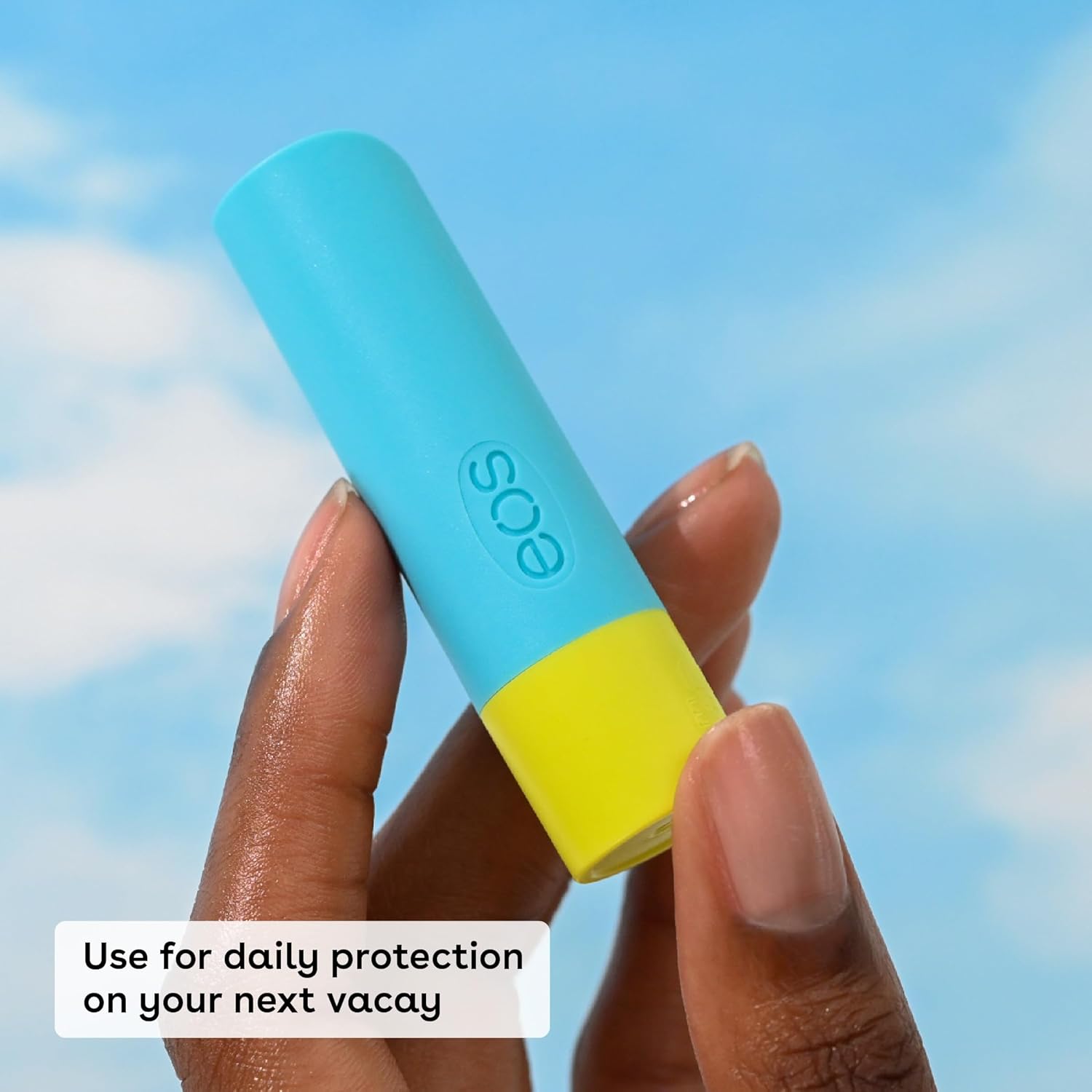 Eos Natural Pineapple Coconut SPF 15 Lip Balm 0.14 oz Water Resistant Daily Protection - Image 5