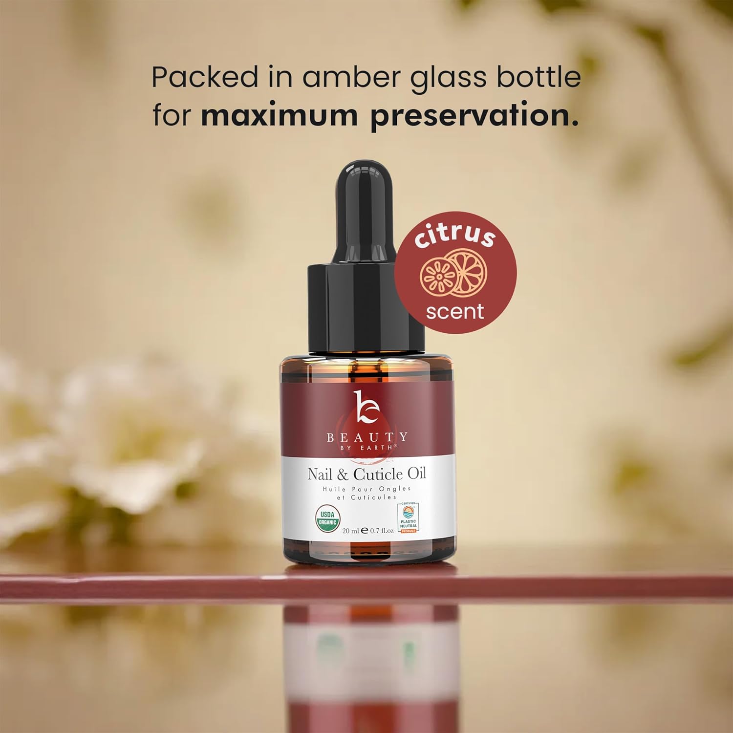 Organic Nail and Cuticle Oil - USA Made Nail Oil for Growth & Strength with Jojoba and Vitamin E, Repair for Damaged Nails & Cuticle Softener made with Natural Ingredients, Nails Care Products - Image 6