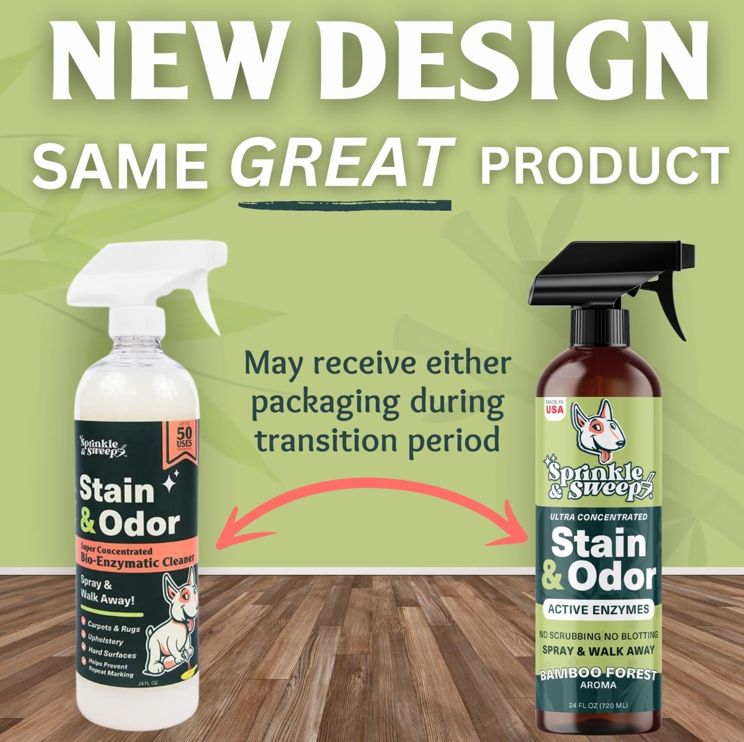 Sprinkle & Sweep Pet Stain and Odor Remover - Super Concentrated Pet Odor Eliminator for Home - No Scrubbing Dog & Cat Urine Enzyme Cleaner Destroyer - Carpet Cleaner for Multiple Surfaces (24 oz) - Image 6