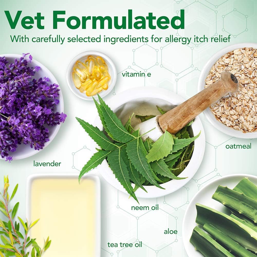 Vet's Best Allergy Itch Relief Spray for Dogs | Soothes Dog Dry Skin | Relieves The Urge to Itch, Lick, and Scratch | 8 Ounces - Image 3