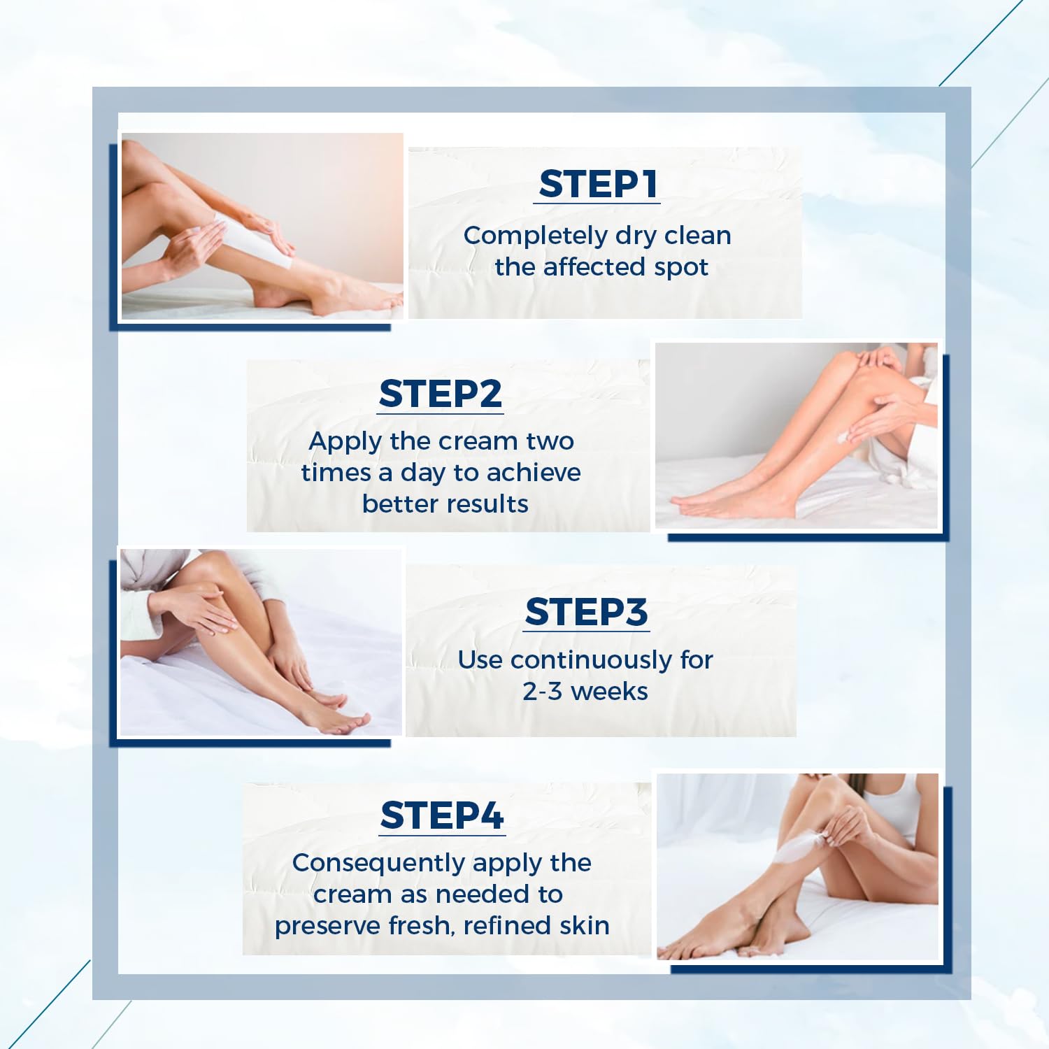 OUKEYA Urea Cream 42% plus Salicylic Acid 2% Net 350g for Dry Cracked Feet, Heels, Knees, Elbows, Hands Repair Treatment.Moisturizes and Removes Corns,Calluses,Dead Skin,and Softens Toenails - Image 5