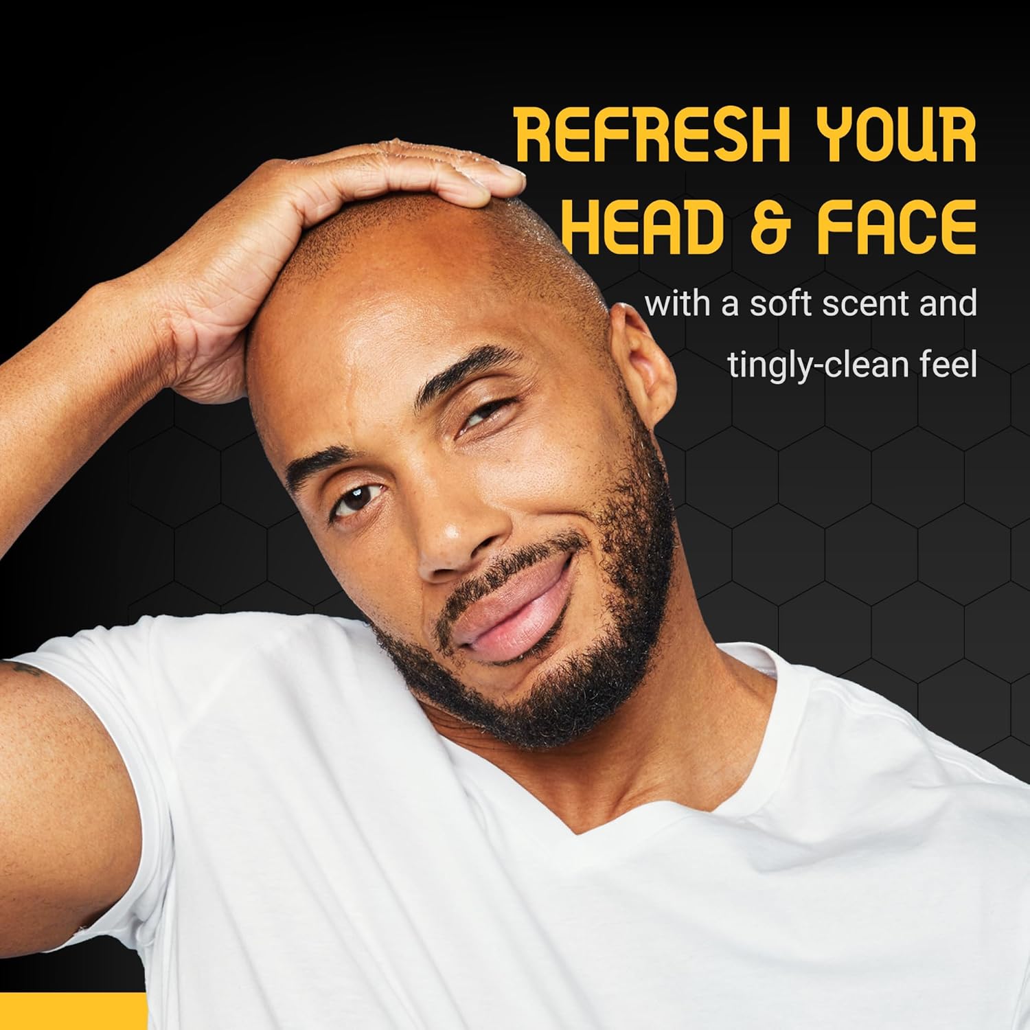 Bee Bald 3-Pack with SHAVE Premium Shaving Cream, HEAL Post-Shave Healing Balm, CLEAN Hydrating Facial Cleanser - Image 7
