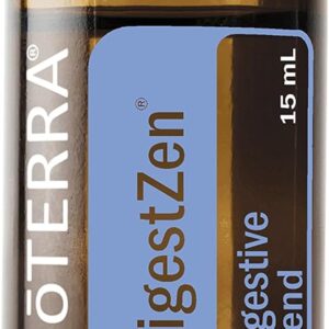 doTERRA DigestZen 15ml - Pure Essential Oil Digestive Blend with Peppermint, Ginger and Other Natural Oils to Help Reduce Gas, Indigestion and Upset Stomach