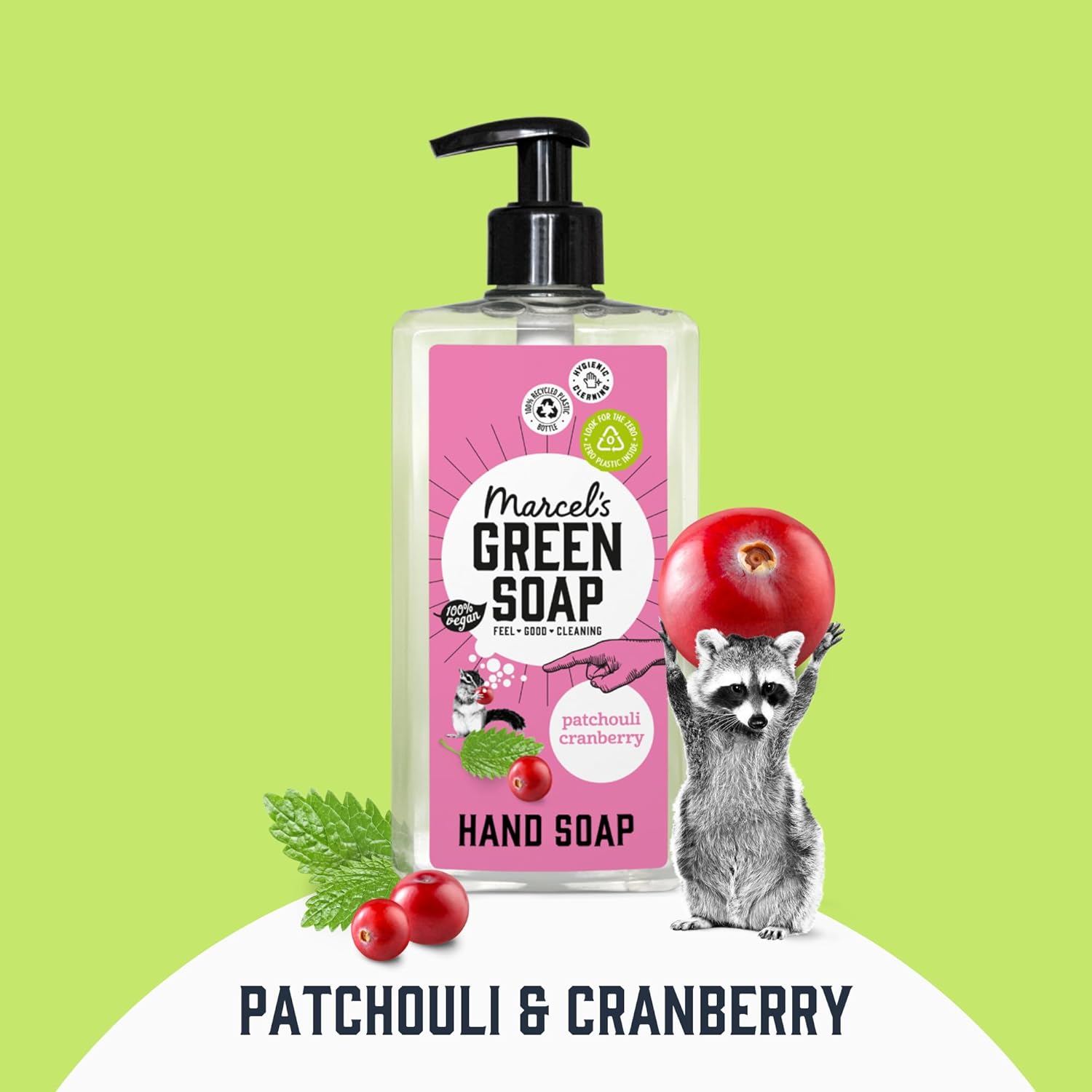 Marcel's Green Soap Patchouli Cranberry Hand Soap - Image 6